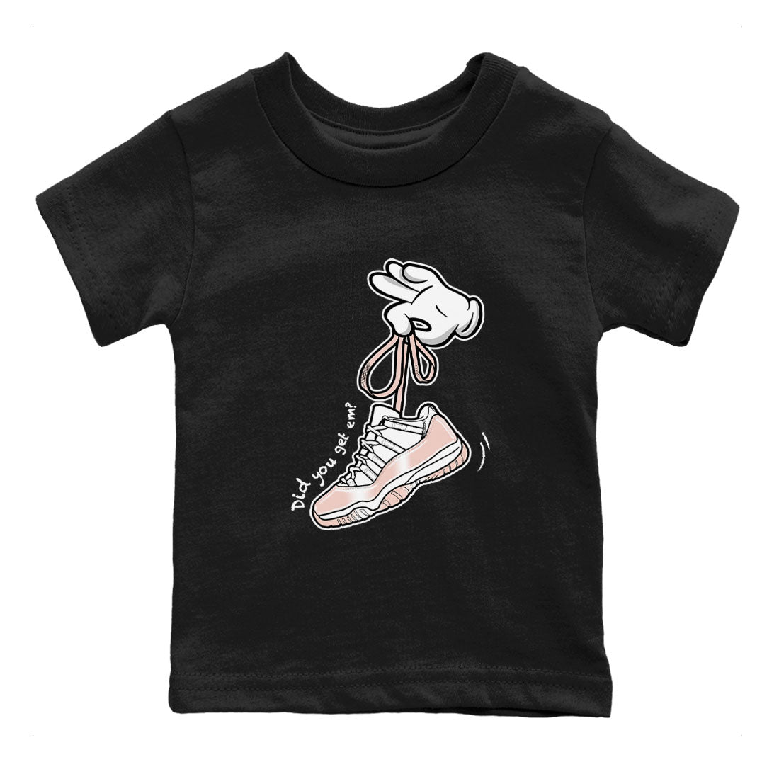 Cartoon Hands snkmatch Tees Kids - Air Jordan 11 Legend Pink