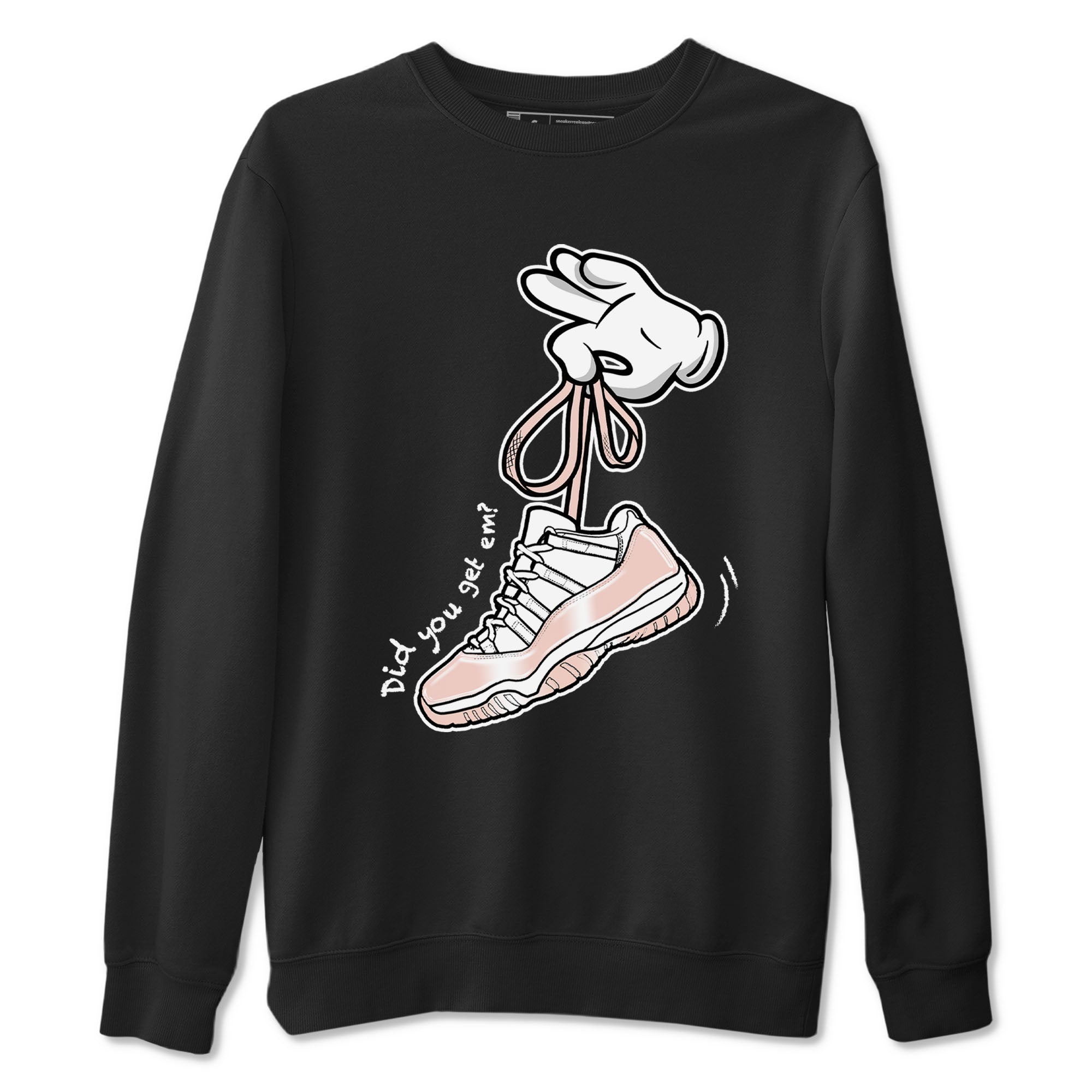 Cartoon Hands snkmatch Tees - Air Jordan 11 Legend Pink