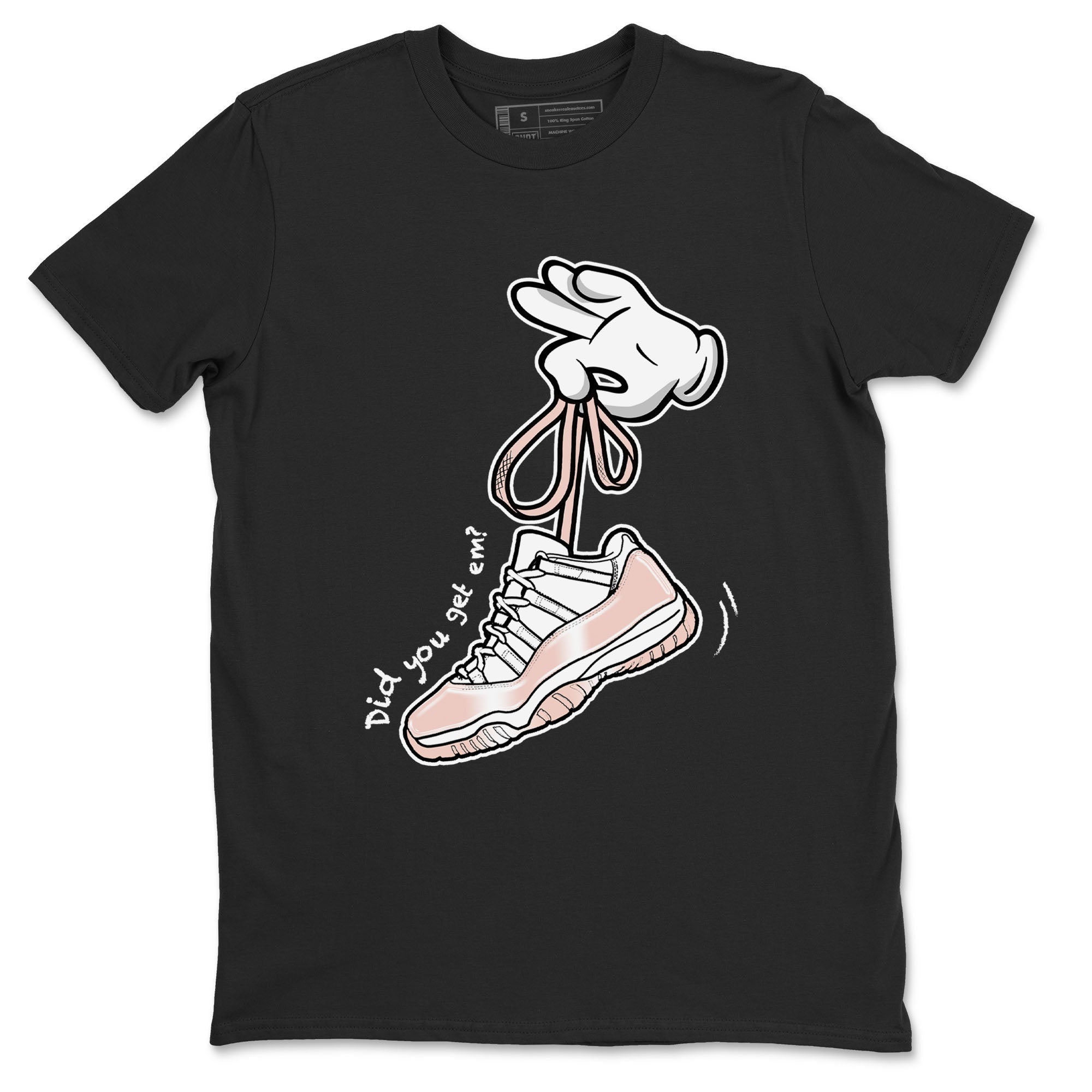 Cartoon Hands snkmatch Tees - Air Jordan 11 Legend Pink