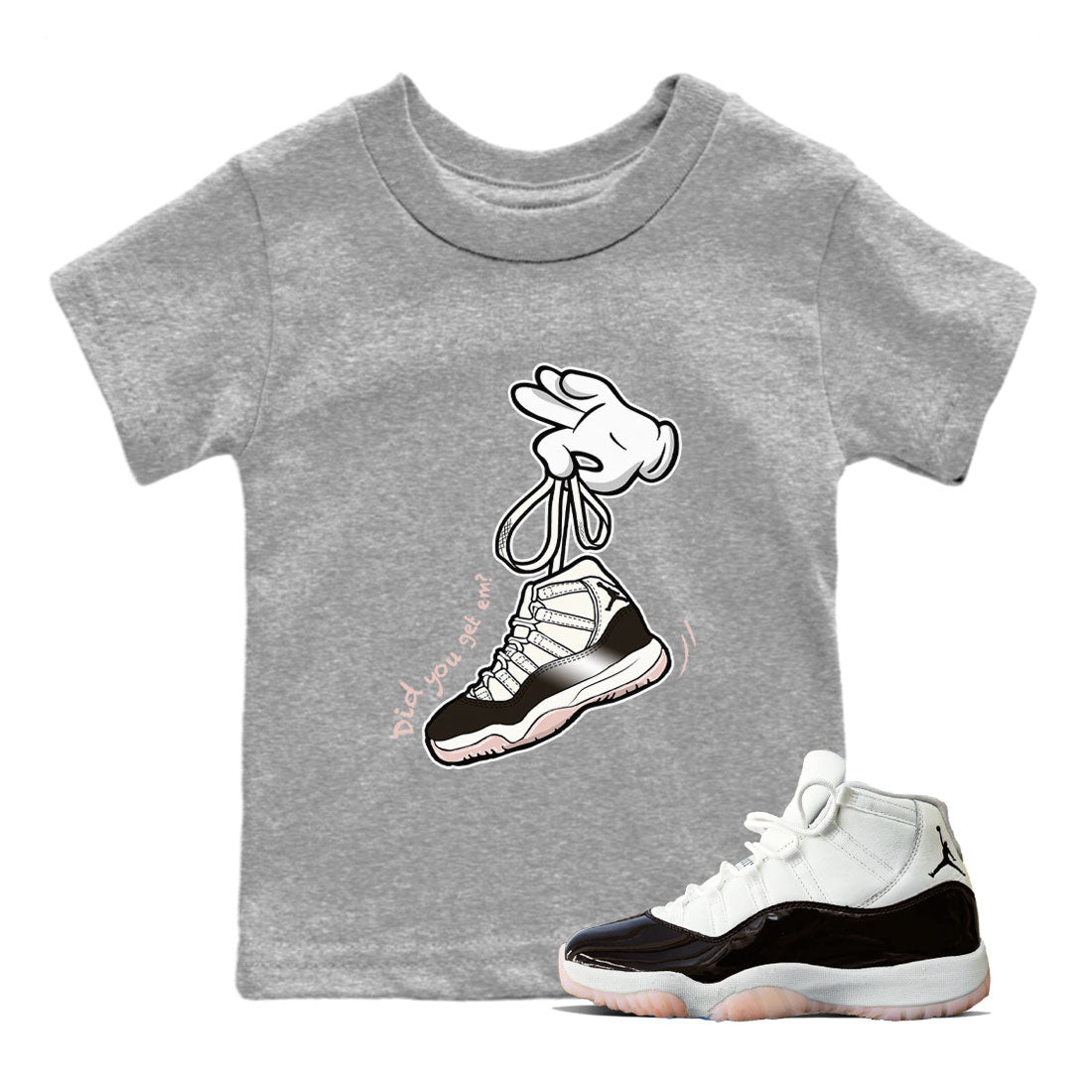 Cartoon Hands snkmatch Tee Kids - Air Jordan 11 Neapolitan
