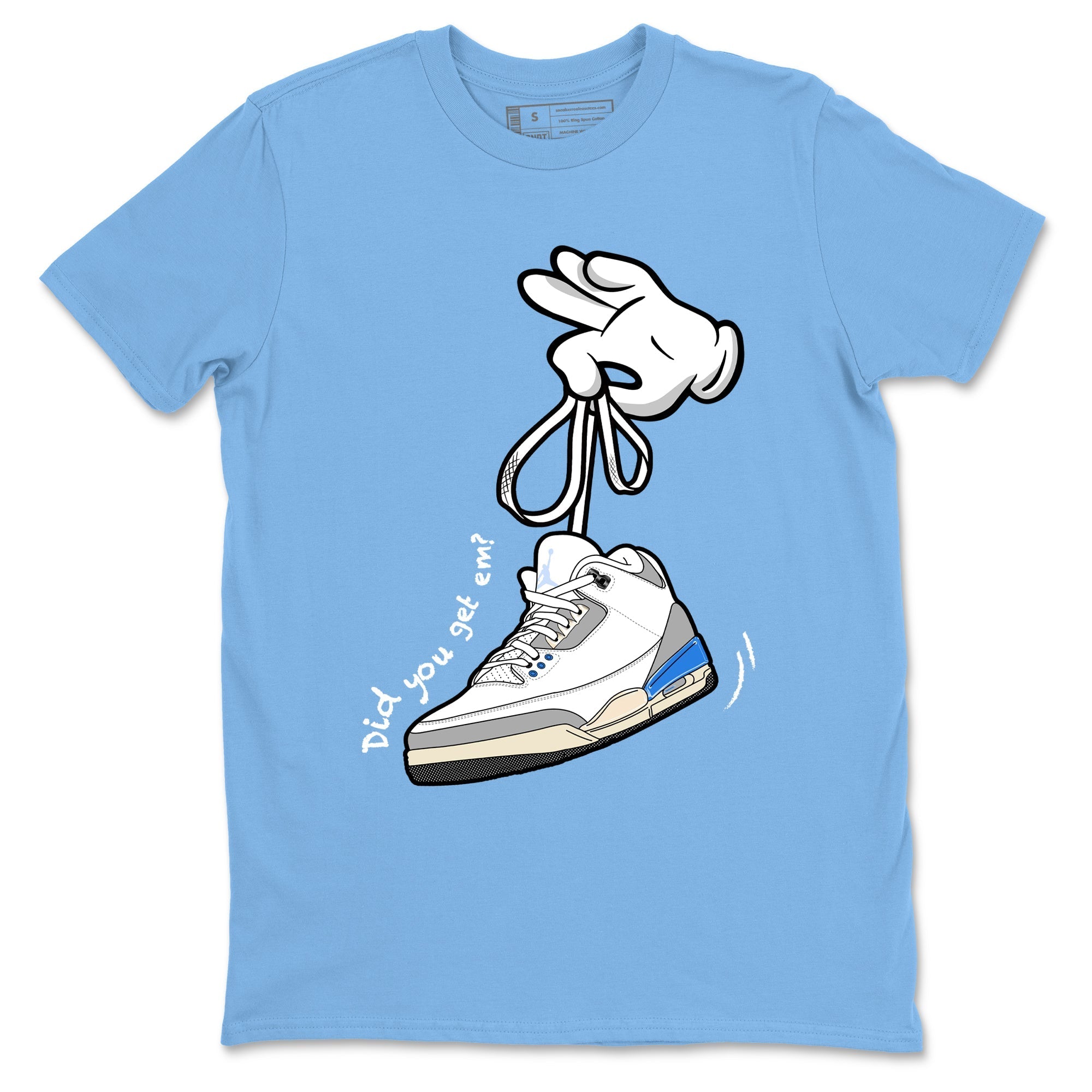 Cartoon Hands snkmatch Tees - Air Jordan 3 Lucky Shorts