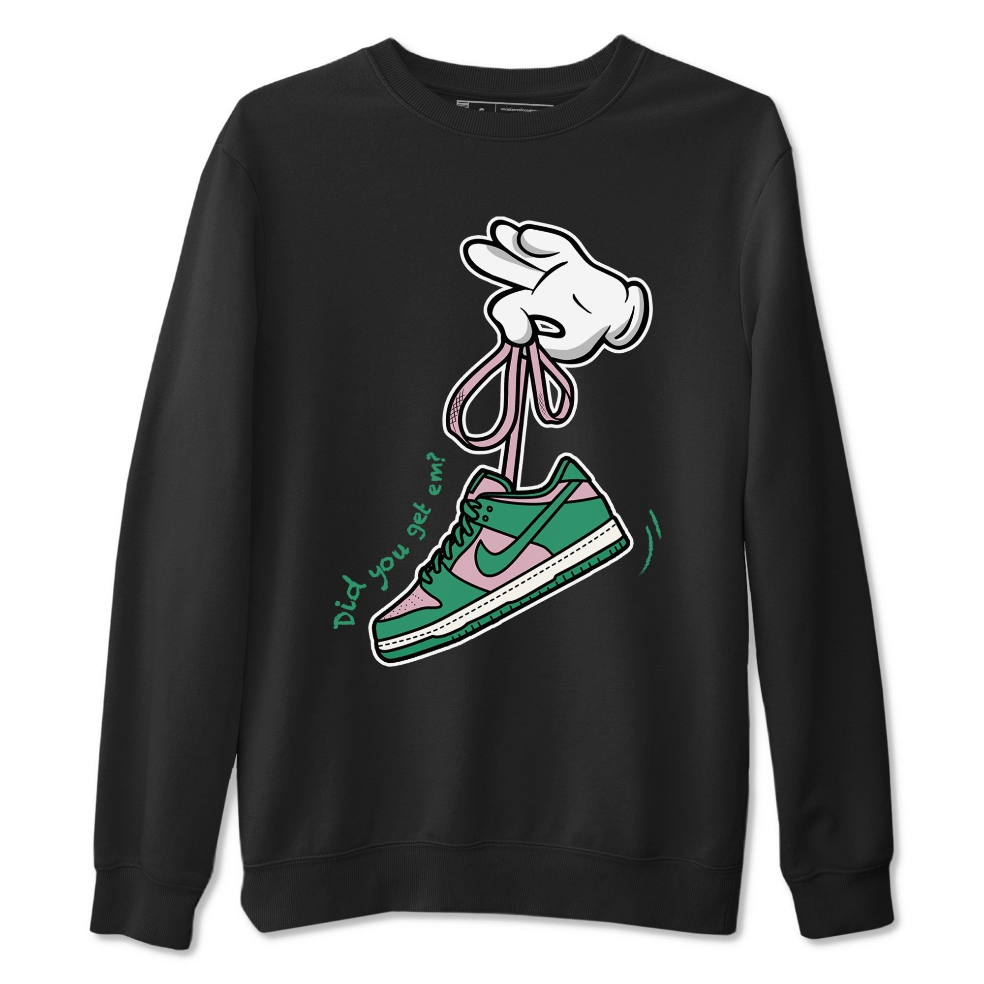Cartoon Hands snkmatch Tees - Dunk Medium Soft Pink Malachite