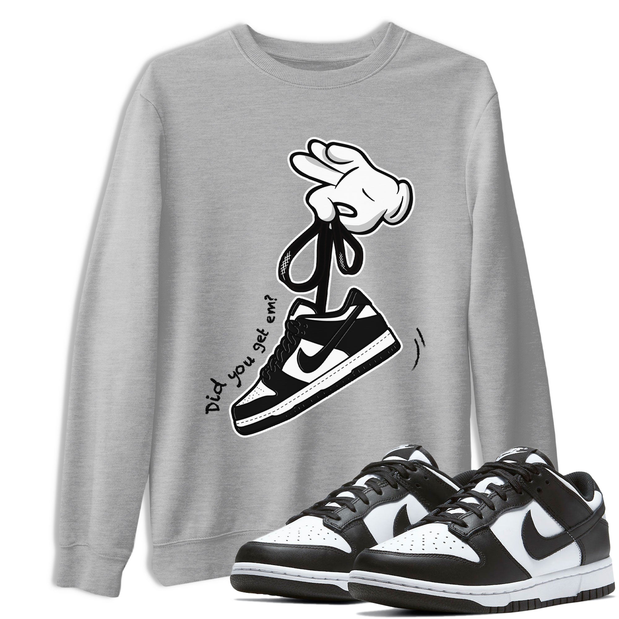 Cartoon Hands snkmatch Tee - Dunk Panda