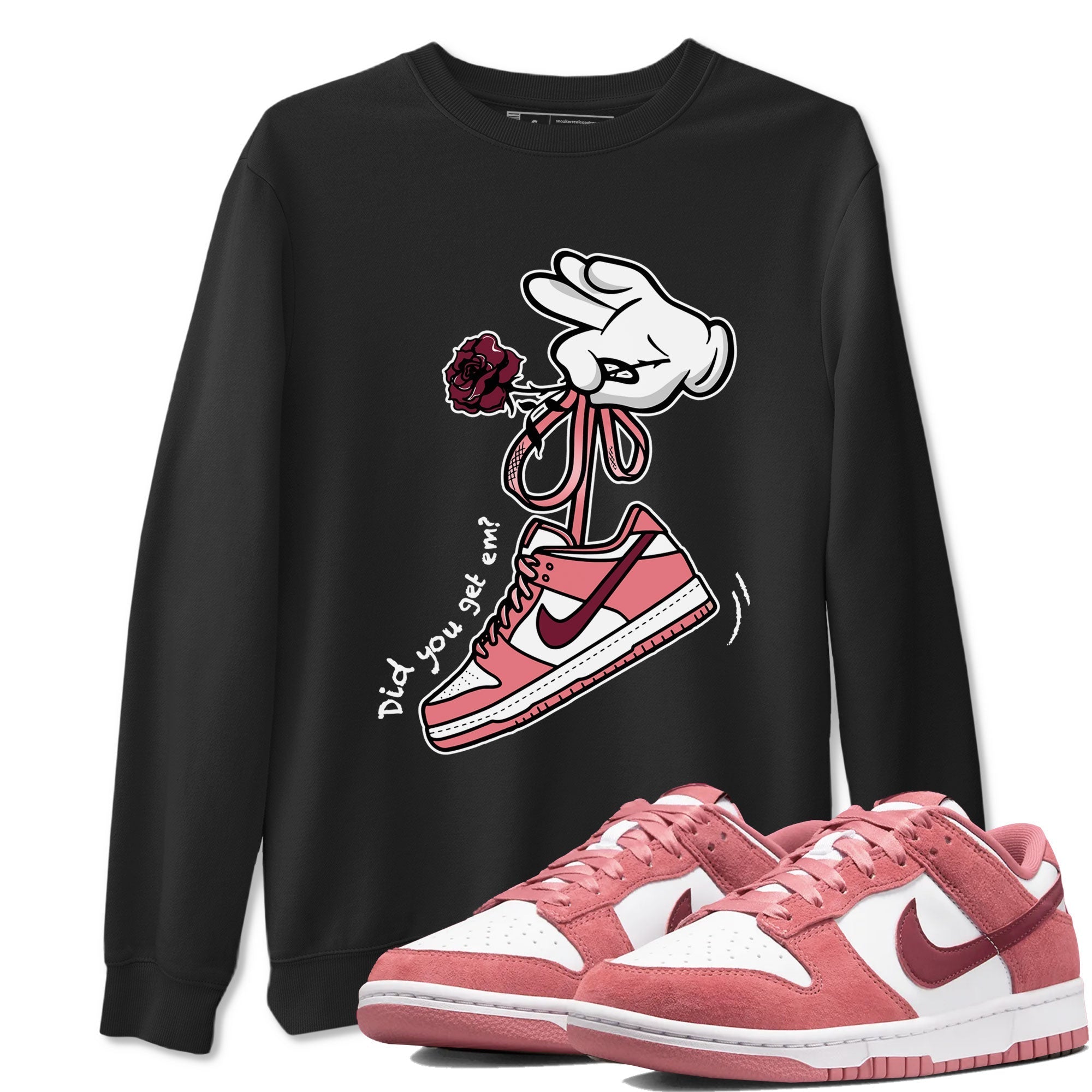 Cartoon Hands snkmatch Tees - Dunk Valentines Day 2024