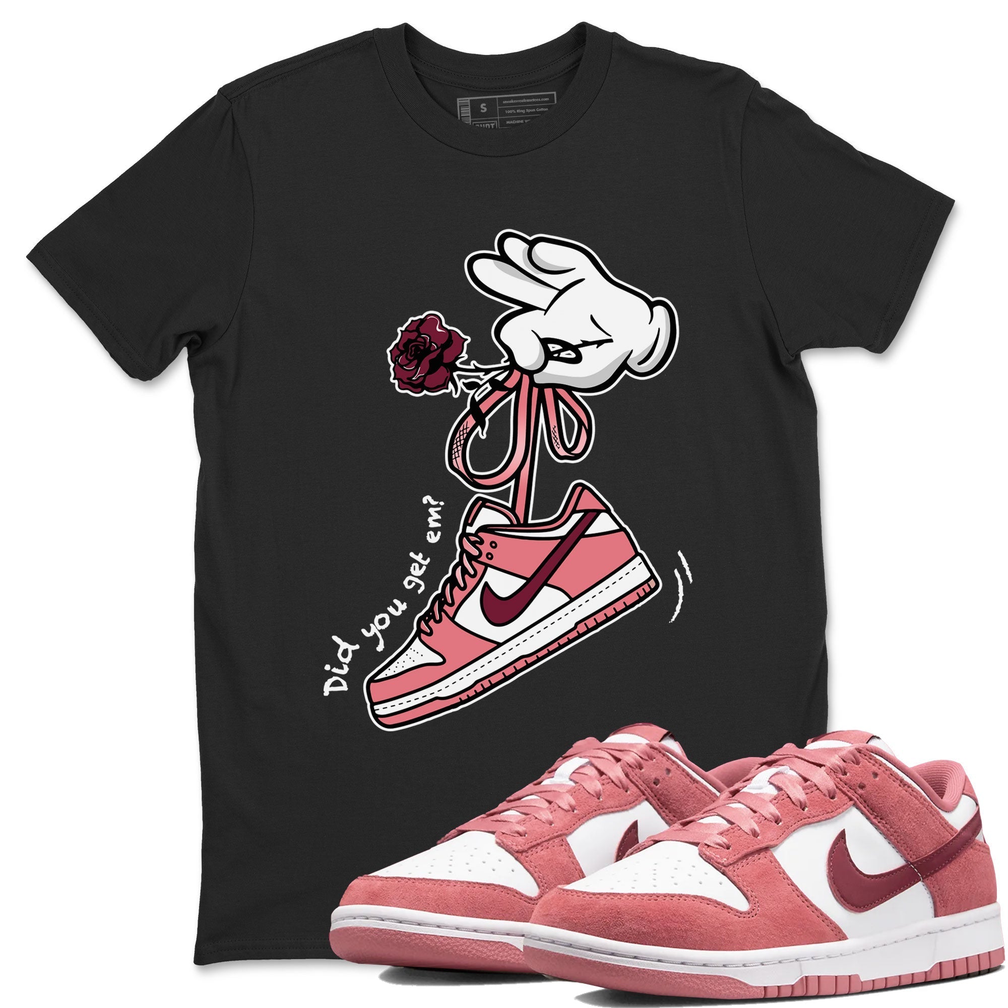 Cartoon Hands snkmatch Tees - Dunk Valentines Day 2024