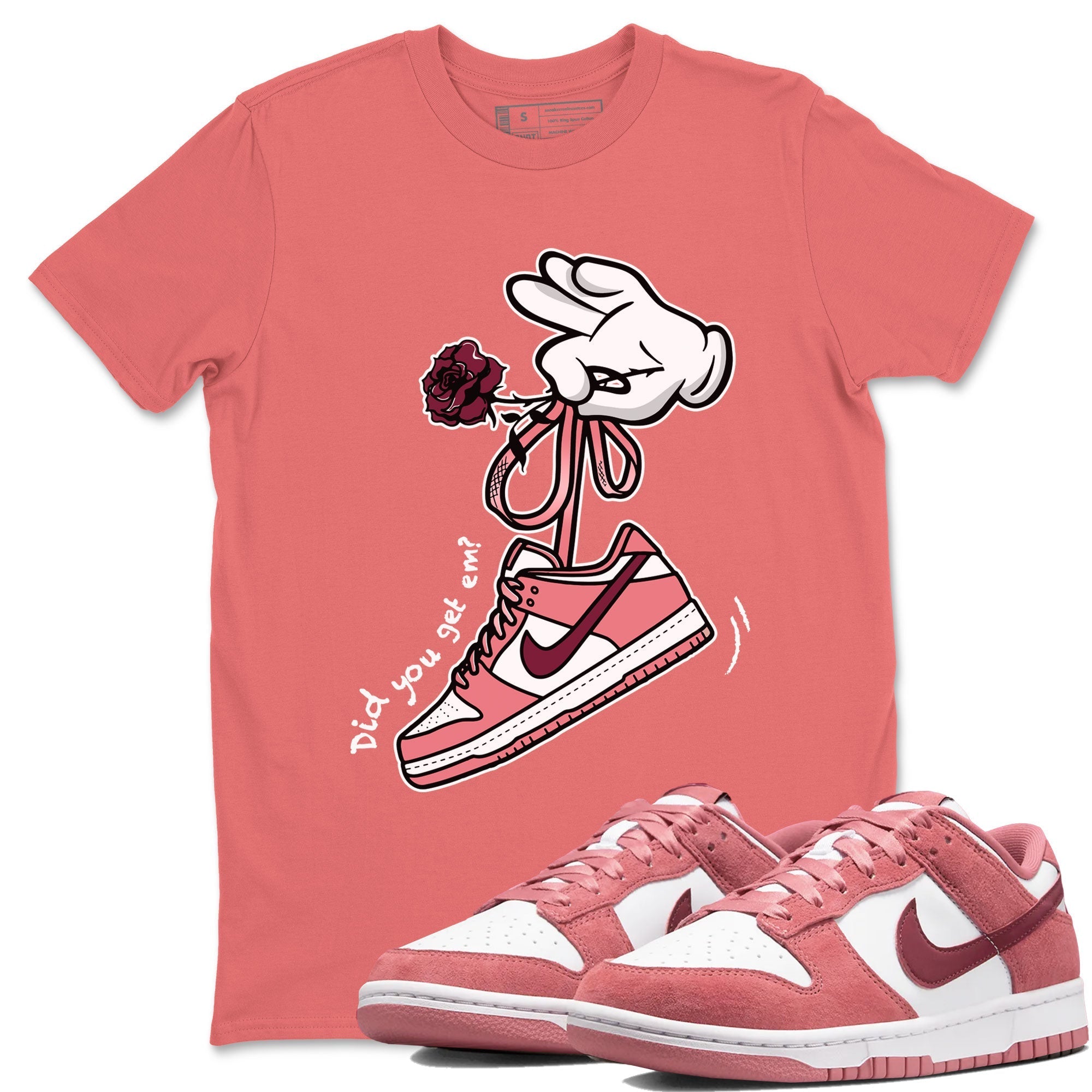 Cartoon Hands snkmatch Tees - Dunk Valentines Day 2024