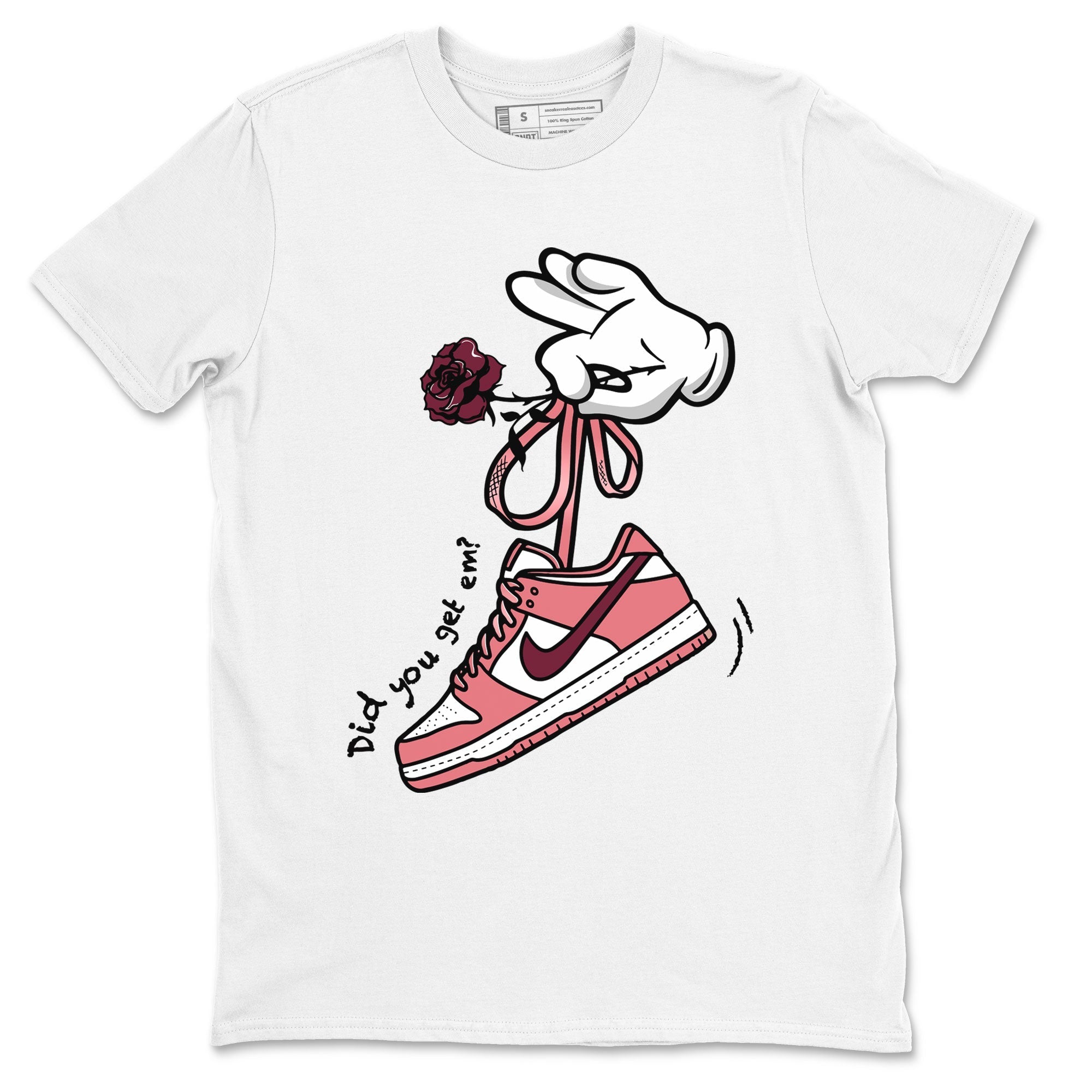 Cartoon Hands snkmatch Tees - Dunk Valentines Day 2024