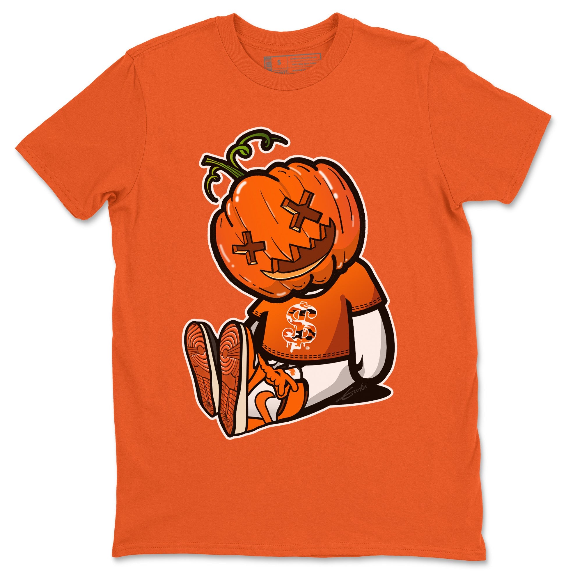 Carved Pumpkin Dolls Unisex Tops - Air Jordan 1 Starfish