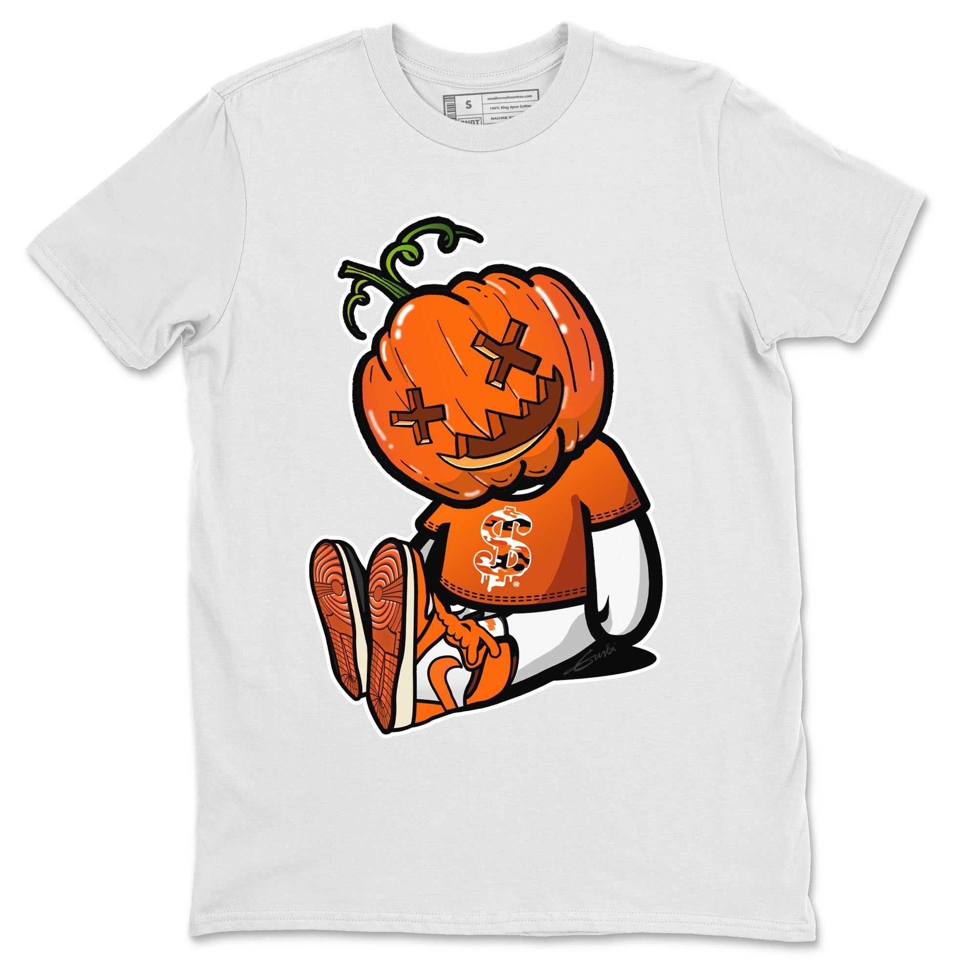Carved Pumpkin Dolls Unisex Tops - Air Jordan 1 Starfish