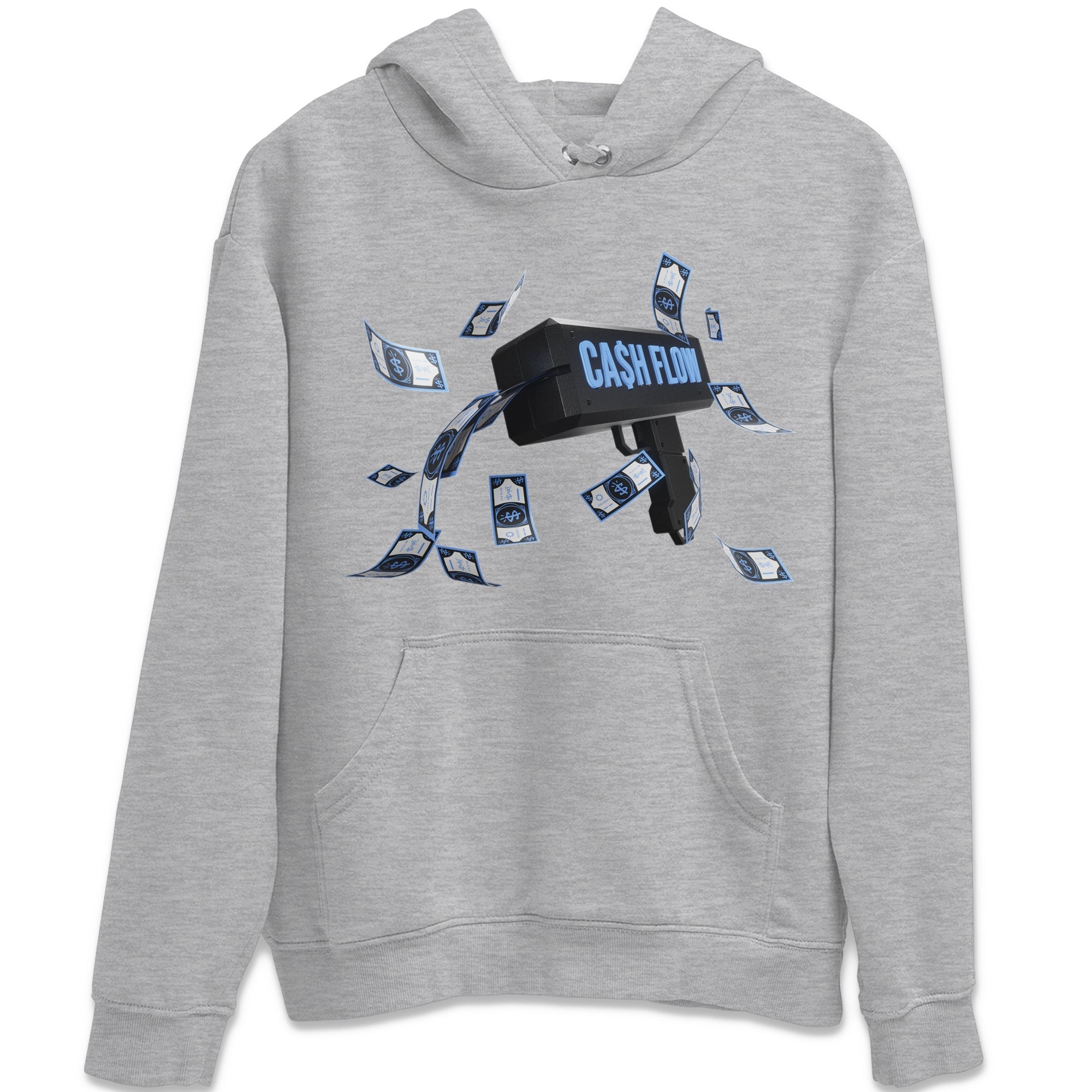 Cash Flow Unisex Tops - Air Jordan 1 UNC Toe