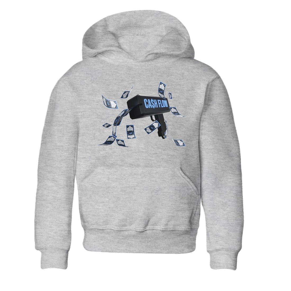 Cash Flow Kids Tops - Air Jordan 1 UNC Toe