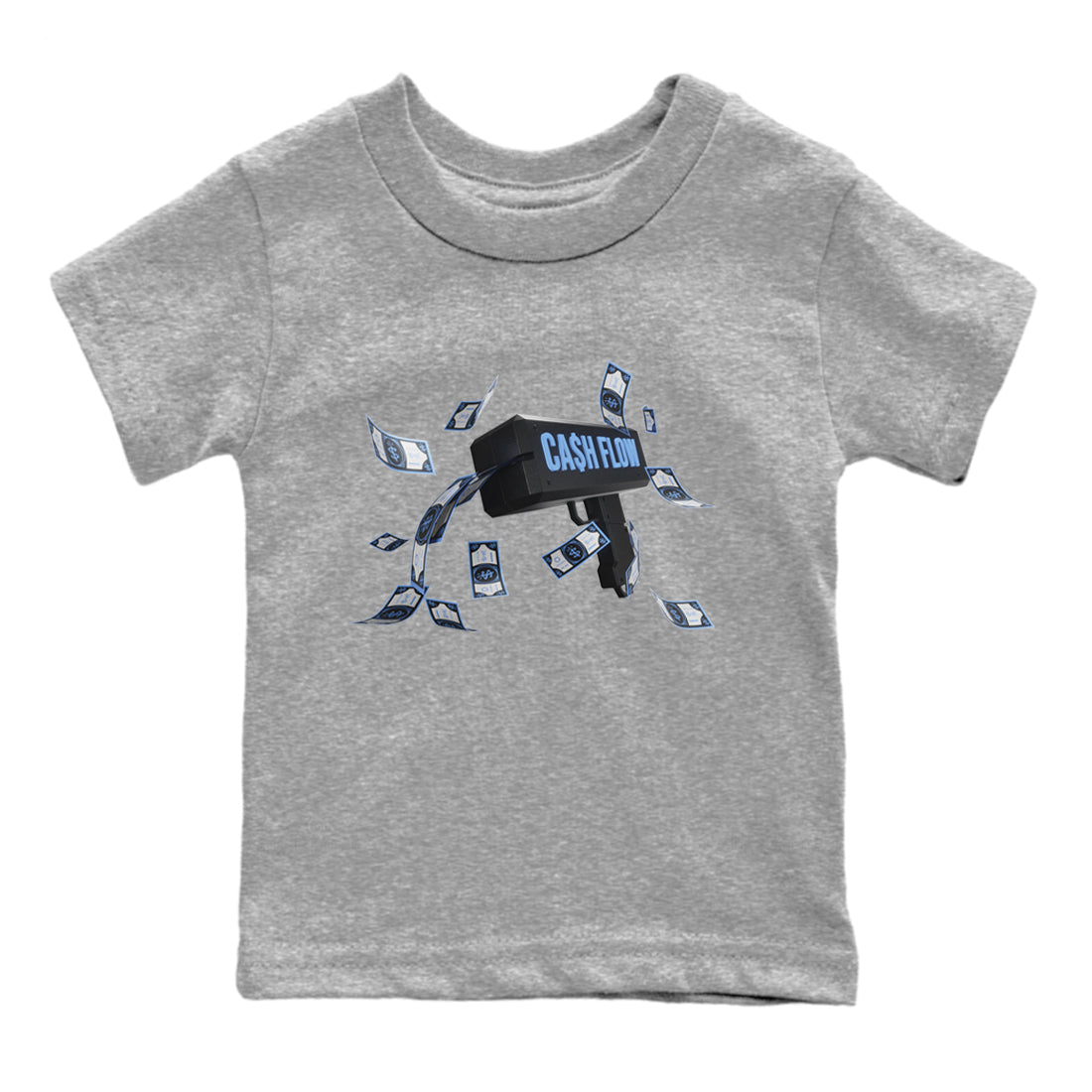 Cash Flow Kids Tops - Air Jordan 1 UNC Toe
