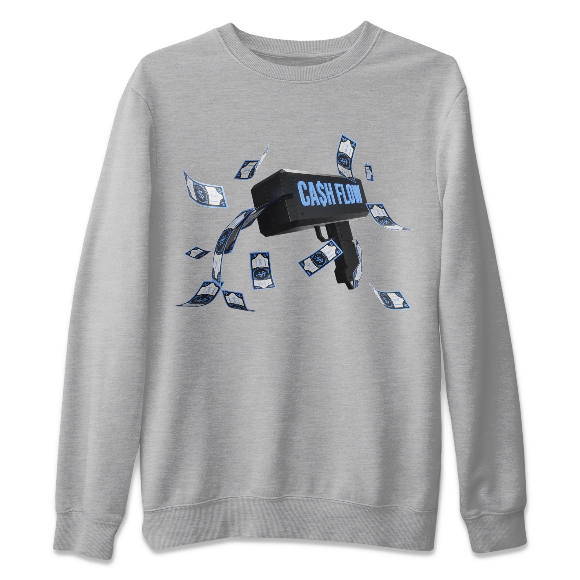 Cash Flow Unisex Tops - Air Jordan 1 UNC Toe