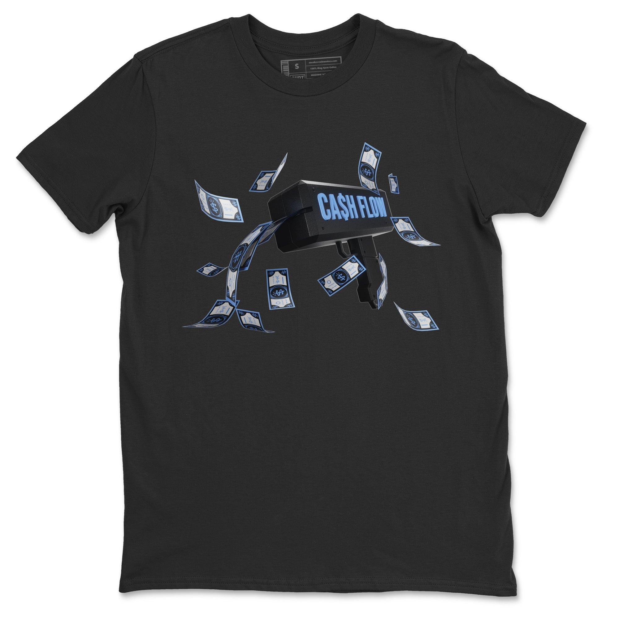 Cash Flow Unisex Tops - Air Jordan 1 UNC Toe