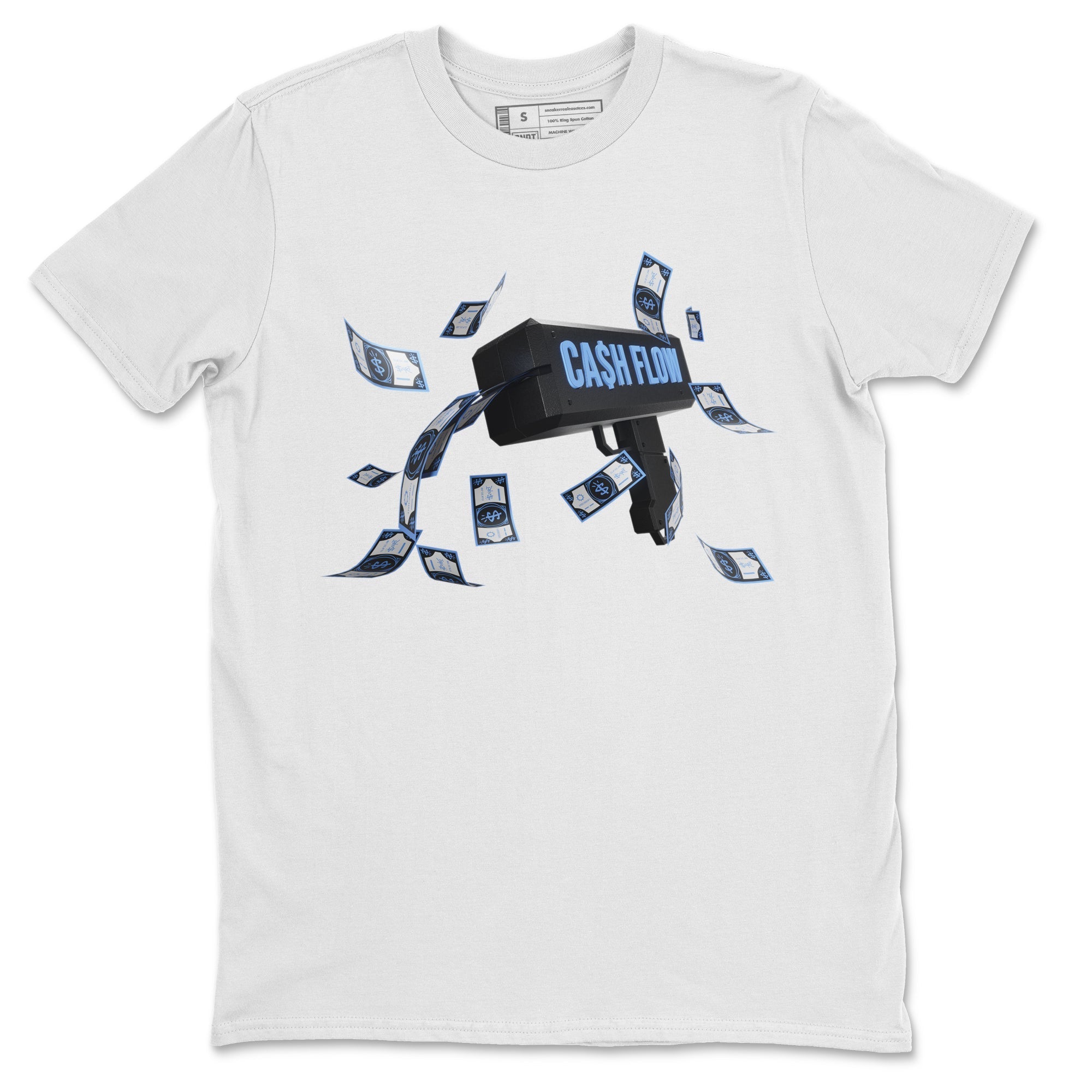 Cash Flow Unisex Tops - Air Jordan 1 UNC Toe