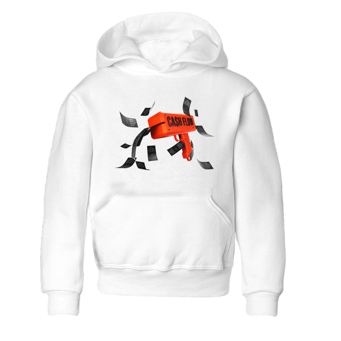 Cash Flow Kids Tops - Air Jordan 12 Brilliant Orange