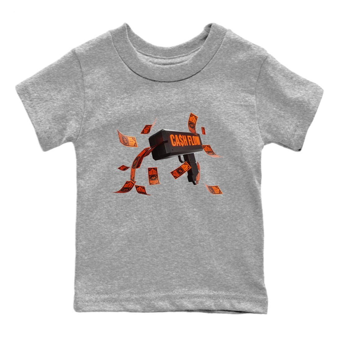 Cash Flow Kids Tops - Air Jordan 12 Brilliant Orange