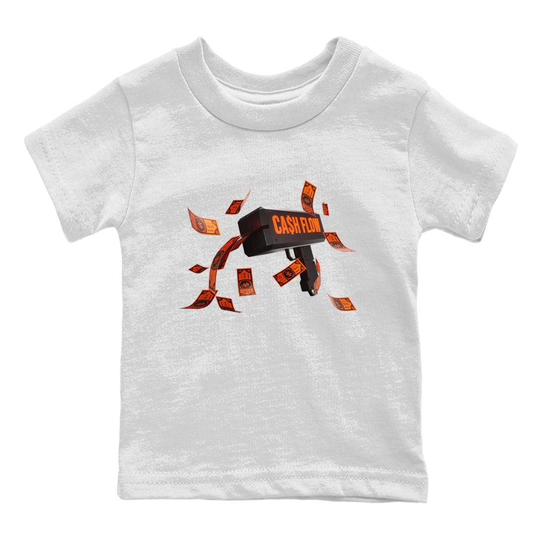 Cash Flow Kids Tops - Air Jordan 12 Brilliant Orange