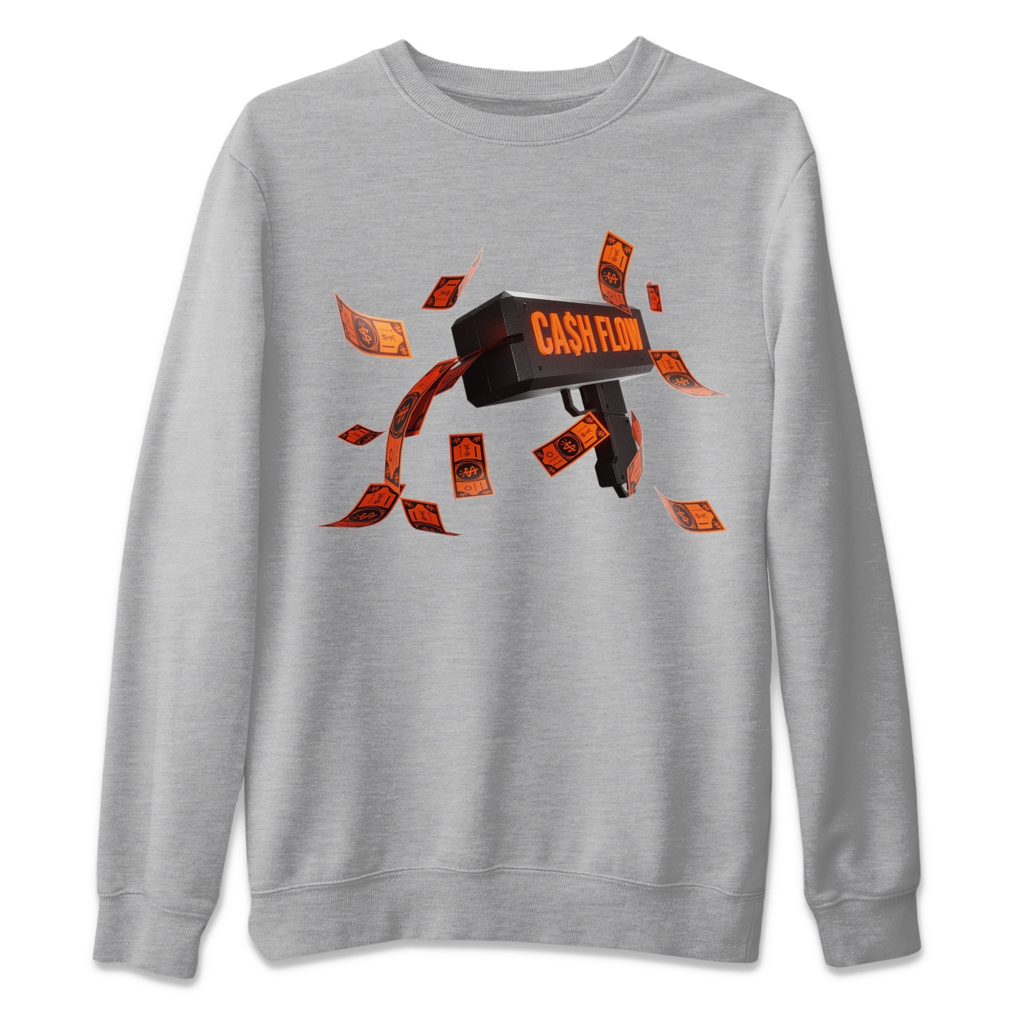 Cash Flow Unisex Tops - Air Jordan 12 Brilliant Orange