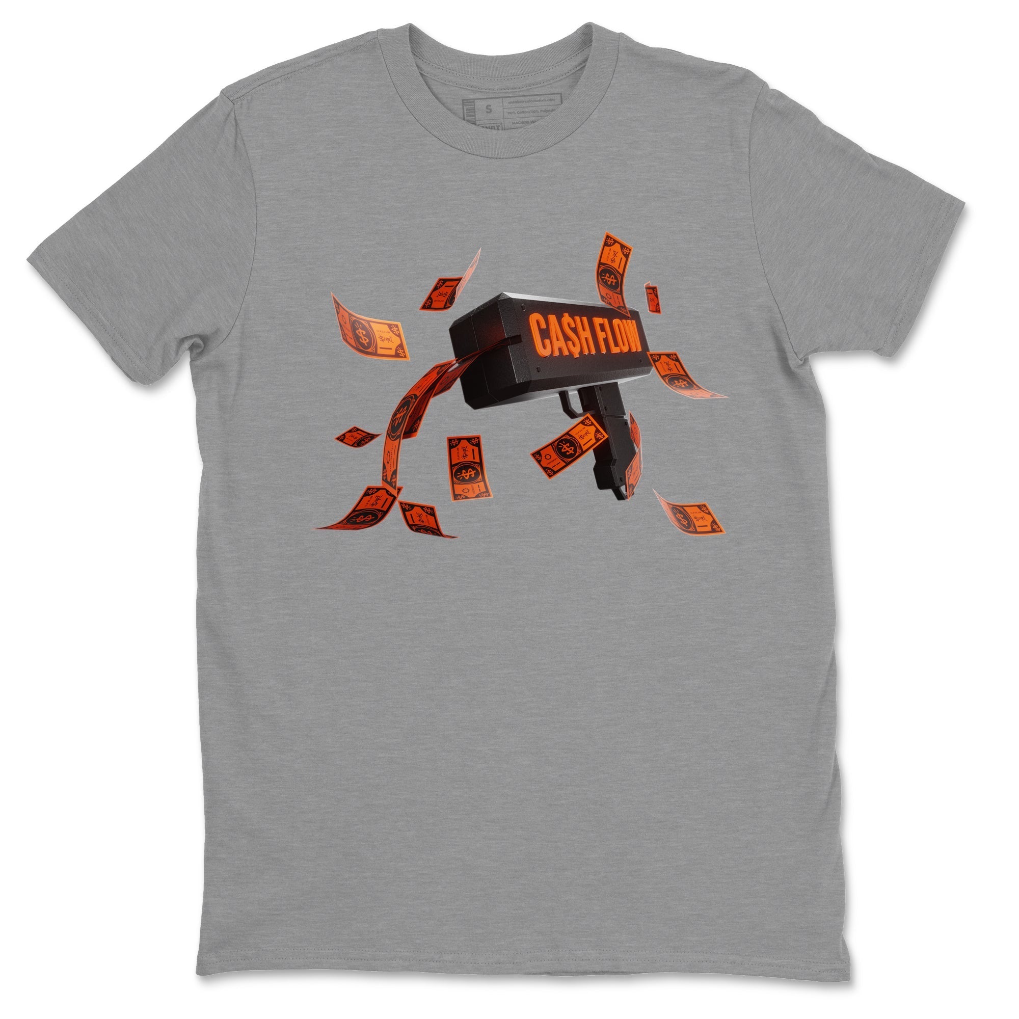 Cash Flow Unisex Tops - Air Jordan 12 Brilliant Orange