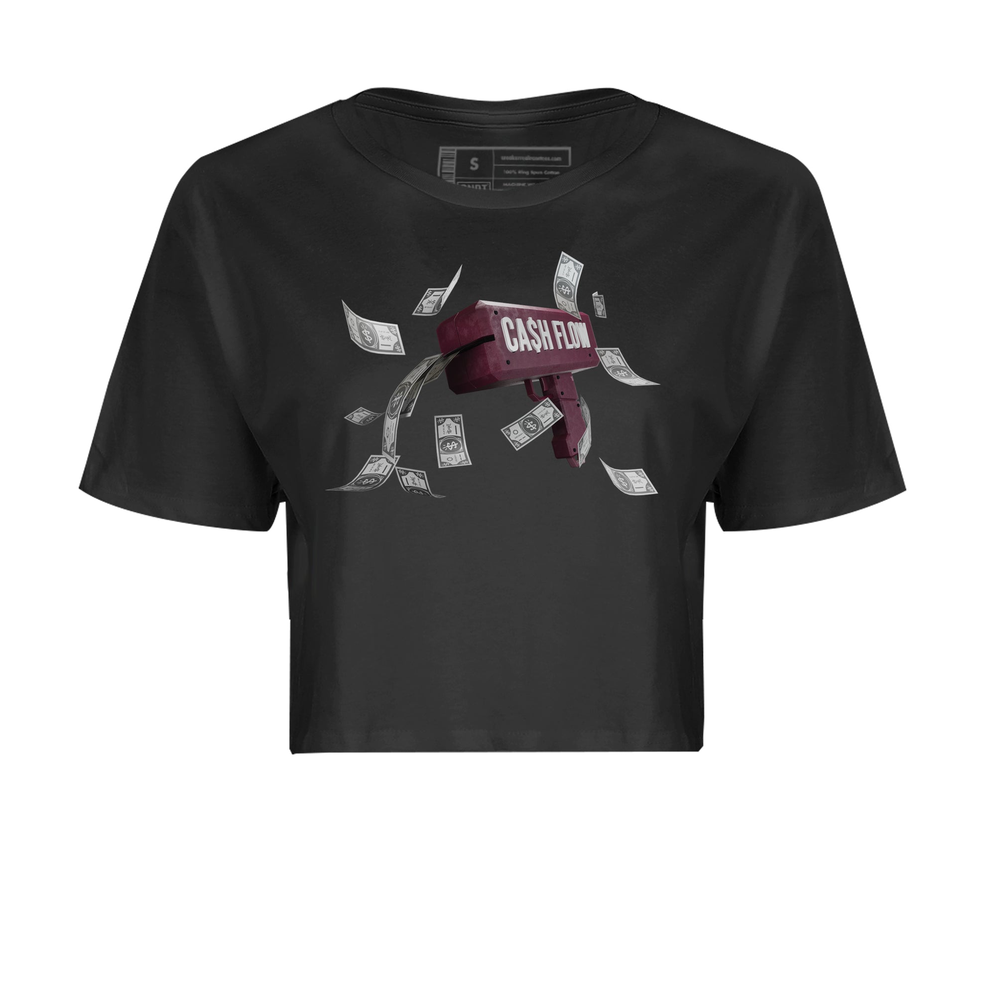 Cash Flow Women's Tops - Air Jordan 5 Burgundy
