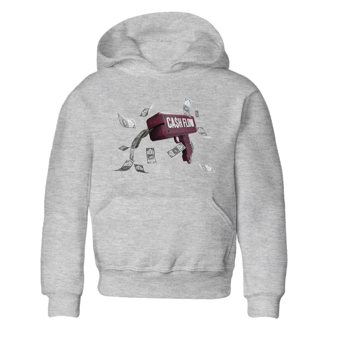Cash Flow Kids Tops - Air Jordan 5 Burgundy