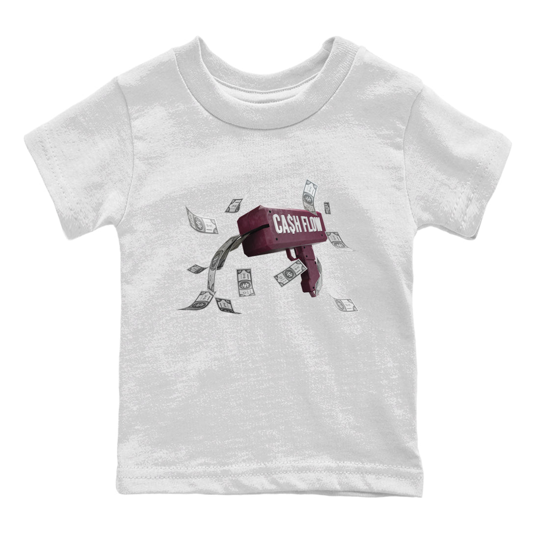 Cash Flow Kids Tops - Air Jordan 5 Burgundy