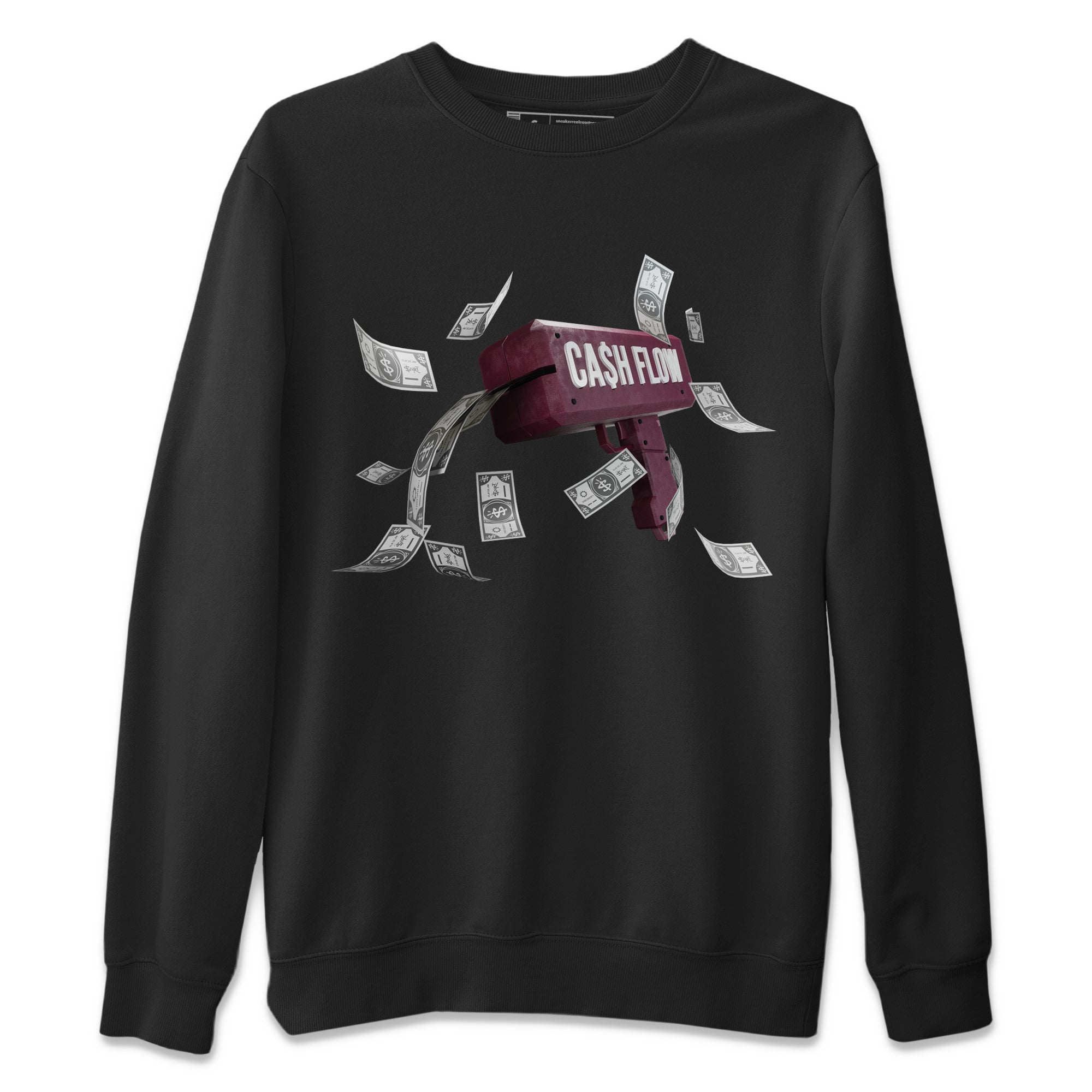 Cash Flow Unisex Tops - Air Jordan 5 Burgundy