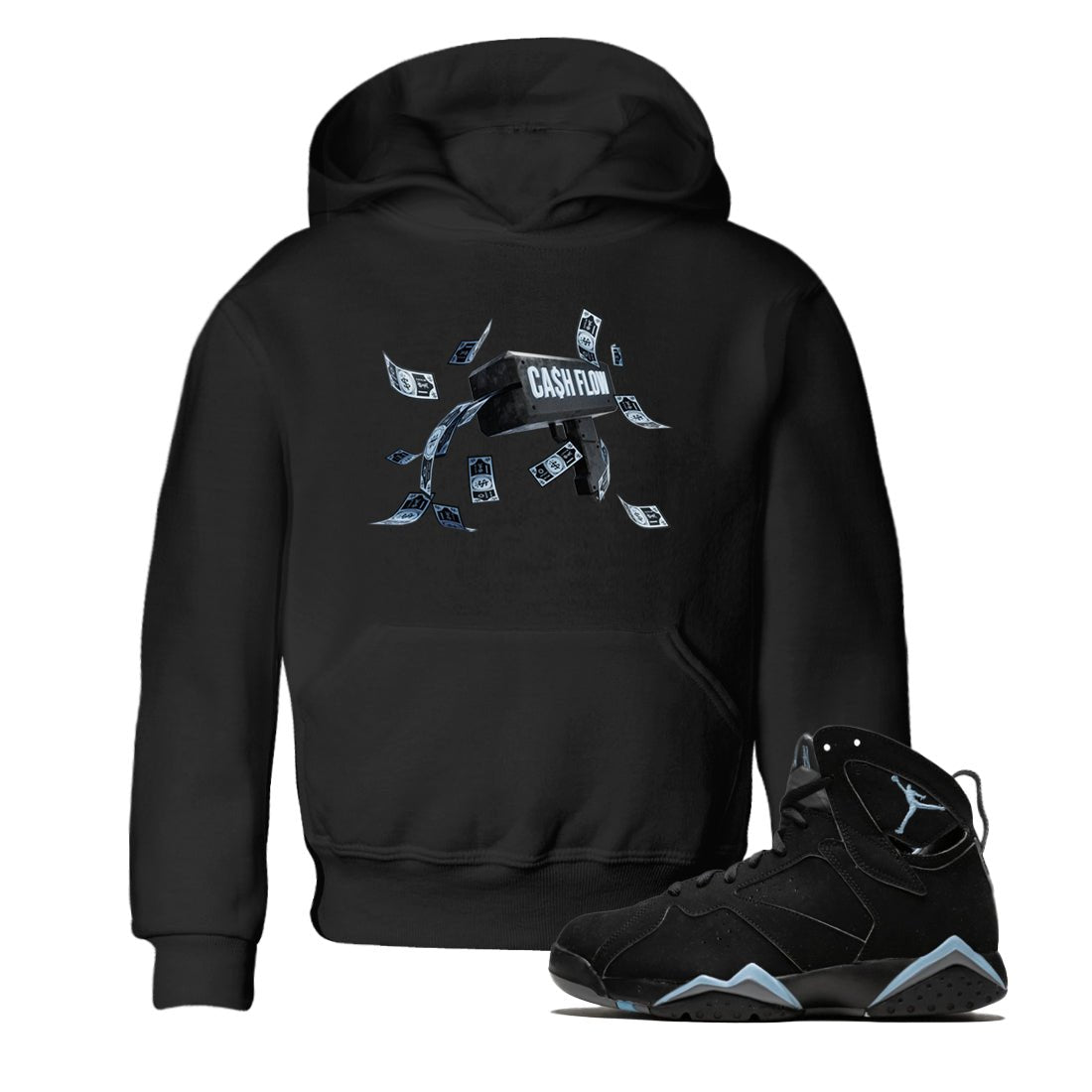 Cash Flow Kids Tops - Air Jordan 7 Chambray
