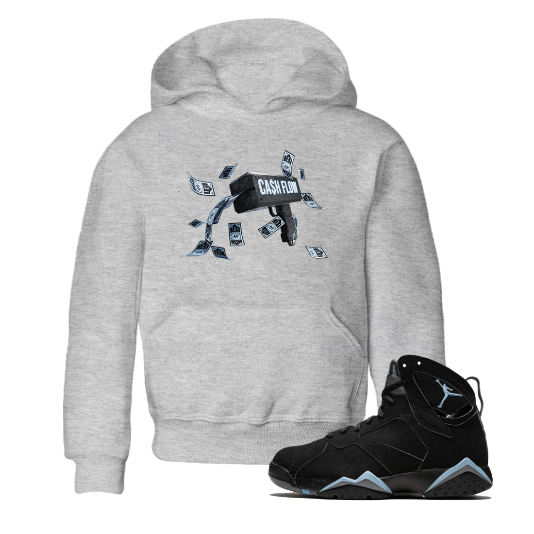 Cash Flow Kids Tops - Air Jordan 7 Chambray
