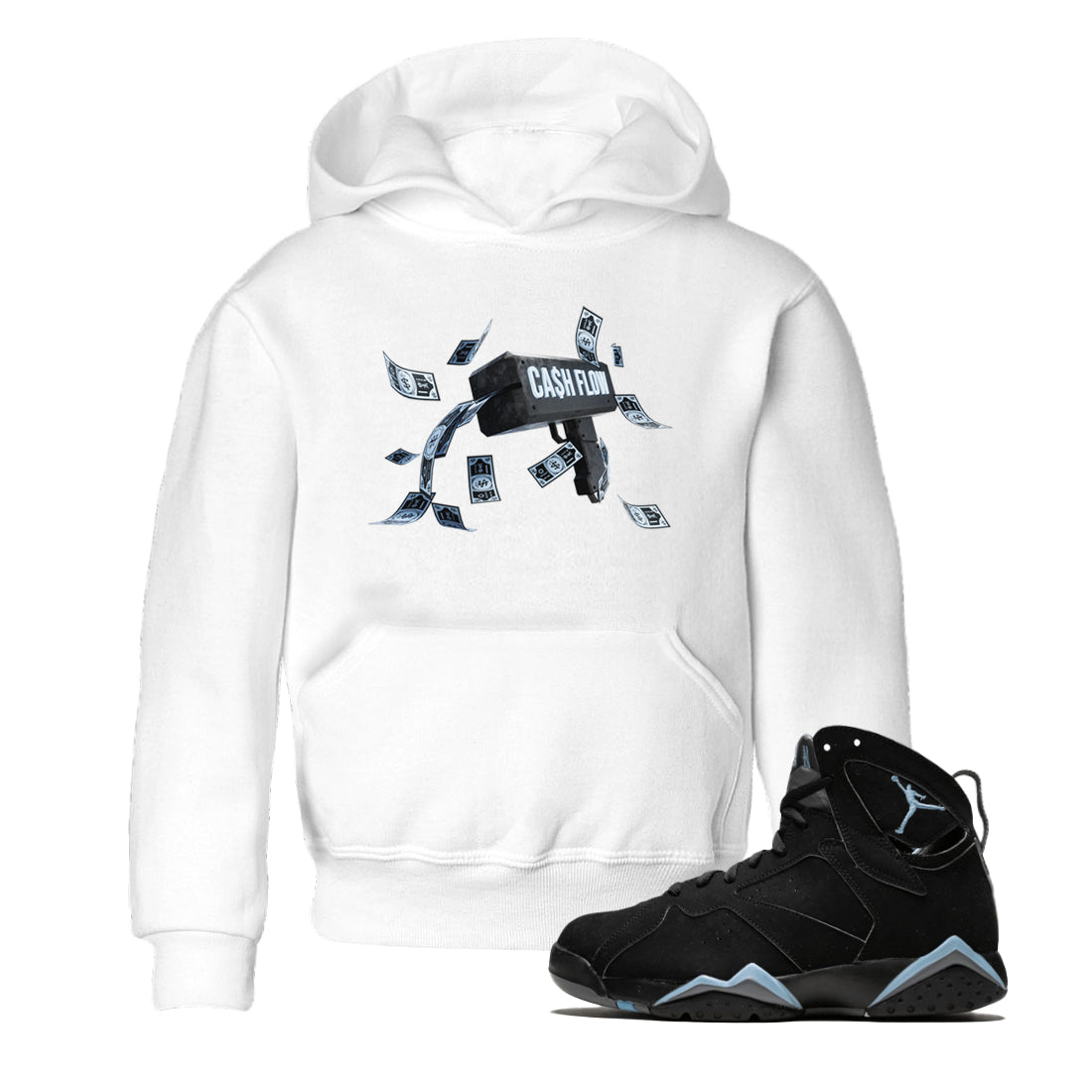 Cash Flow Kids Tops - Air Jordan 7 Chambray