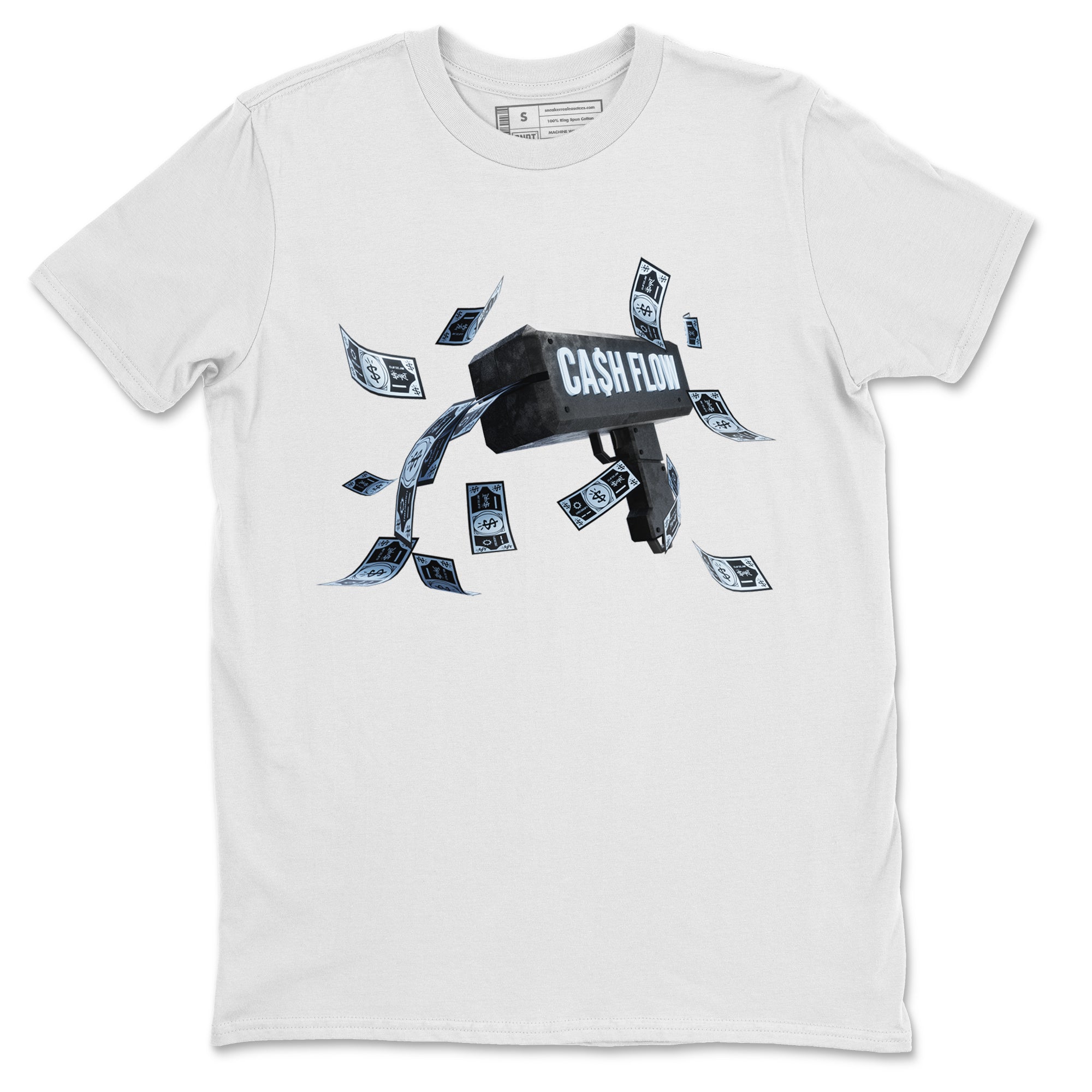 Cash Flow Unisex Tops - Air Jordan 7 Chambray