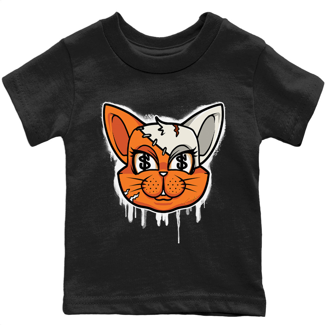 Cat Face Kids Tops - Air Jordan 1 Starfish