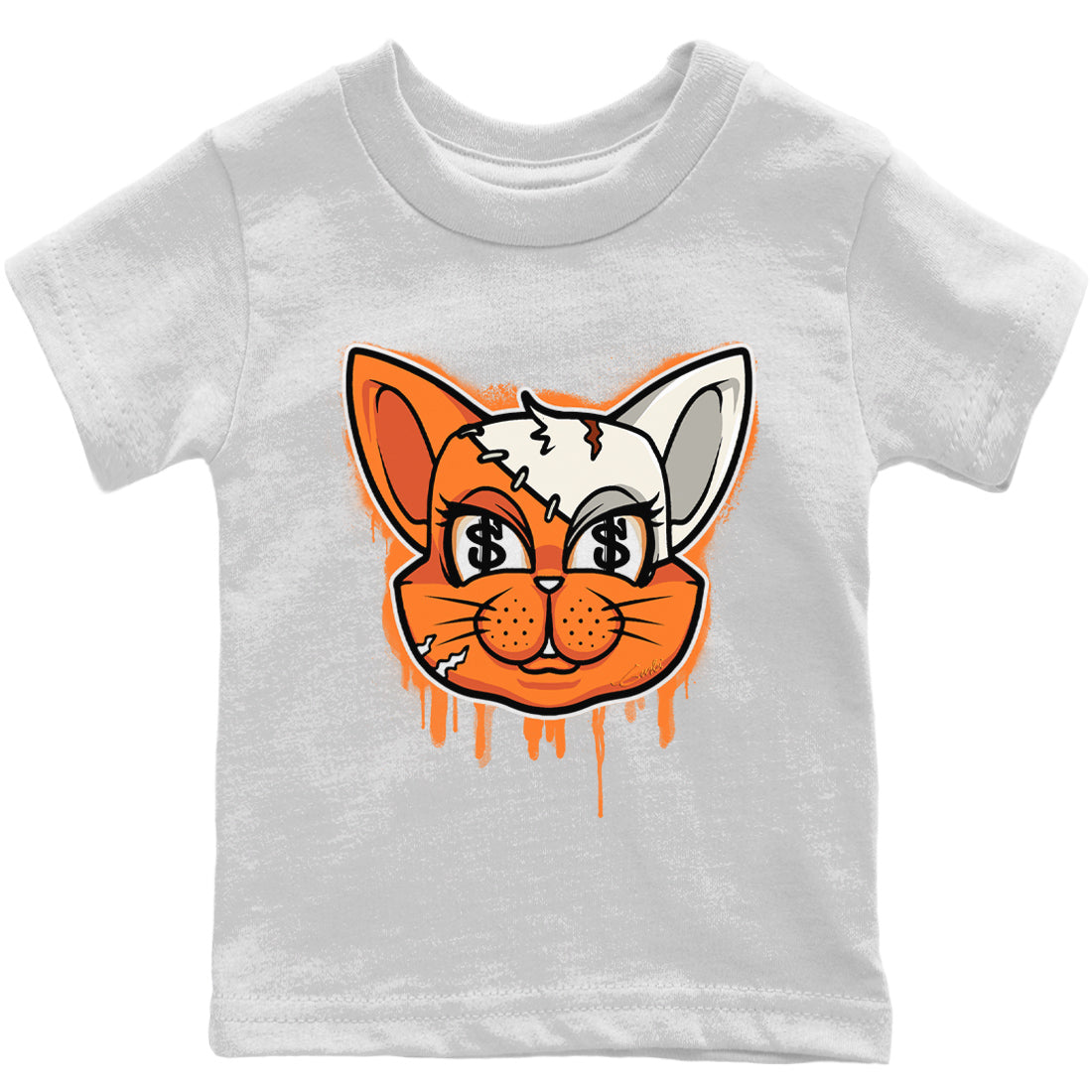 Cat Face Kids Tops - Air Jordan 1 Starfish
