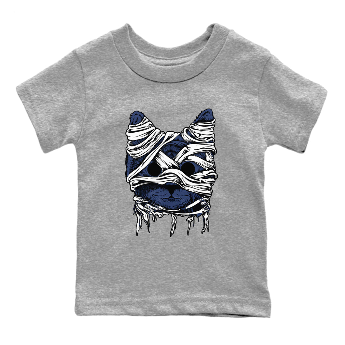 Cat Mummy snkmatch Tees Kids - Air Jordan 1 Midnight Navy