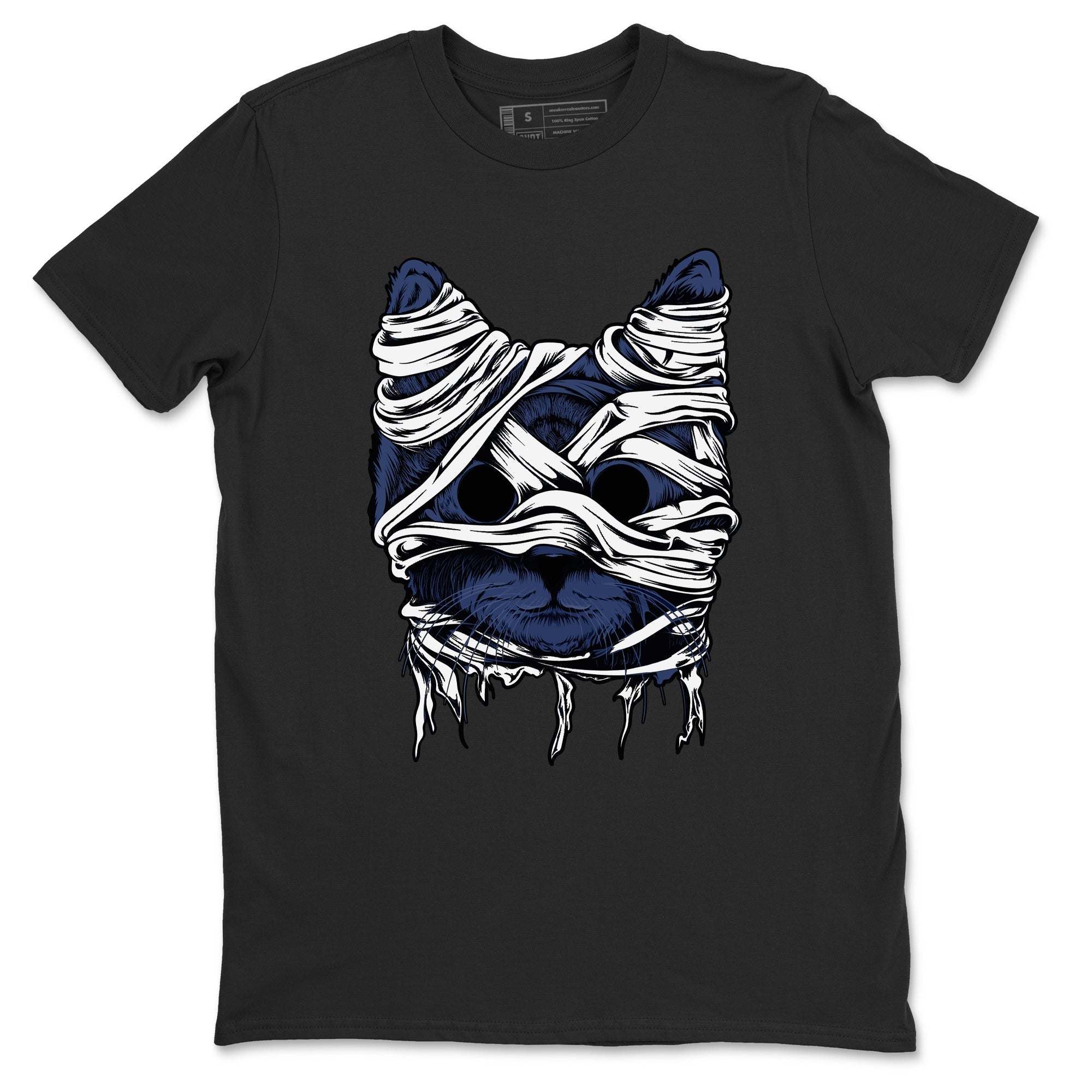 Cat Mummy snkmatch Tees - Air Jordan 1 Midnight Navy