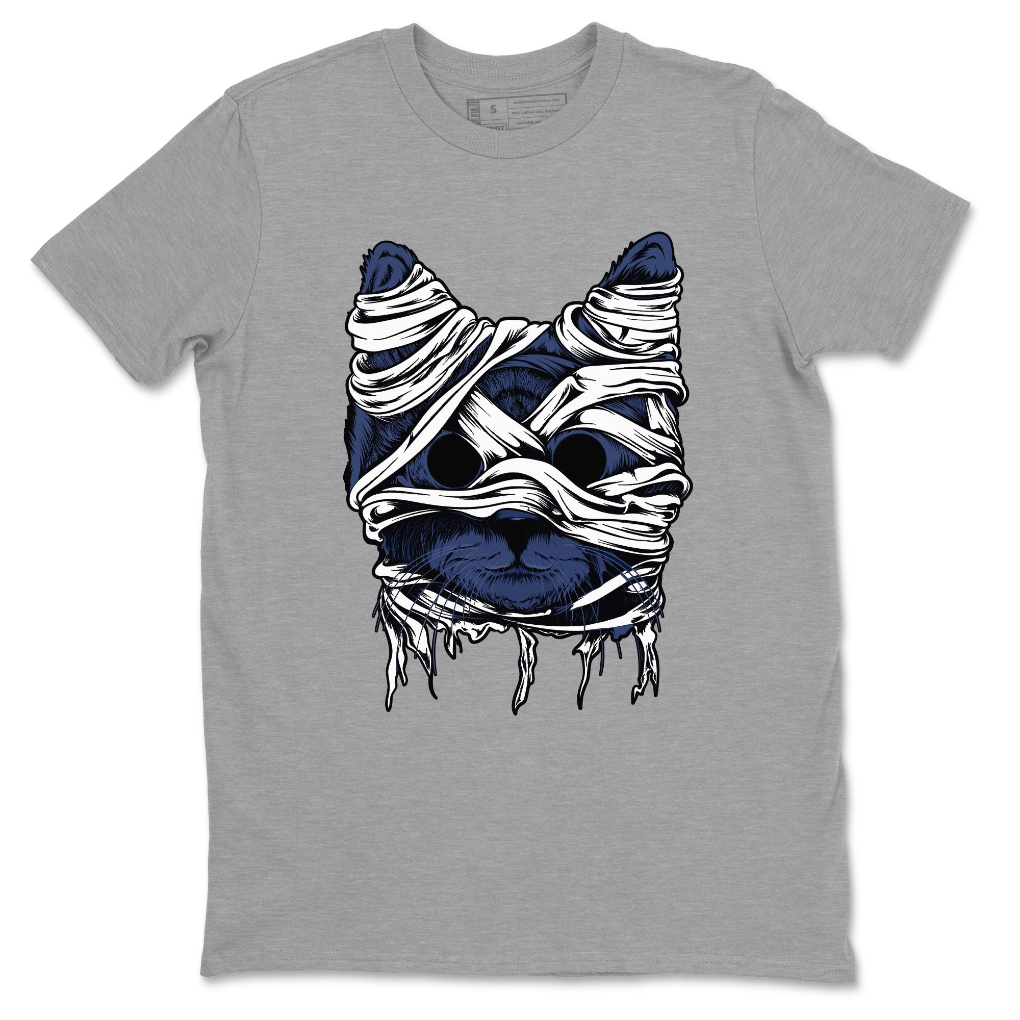 Cat Mummy snkmatch Tees - Air Jordan 1 Midnight Navy