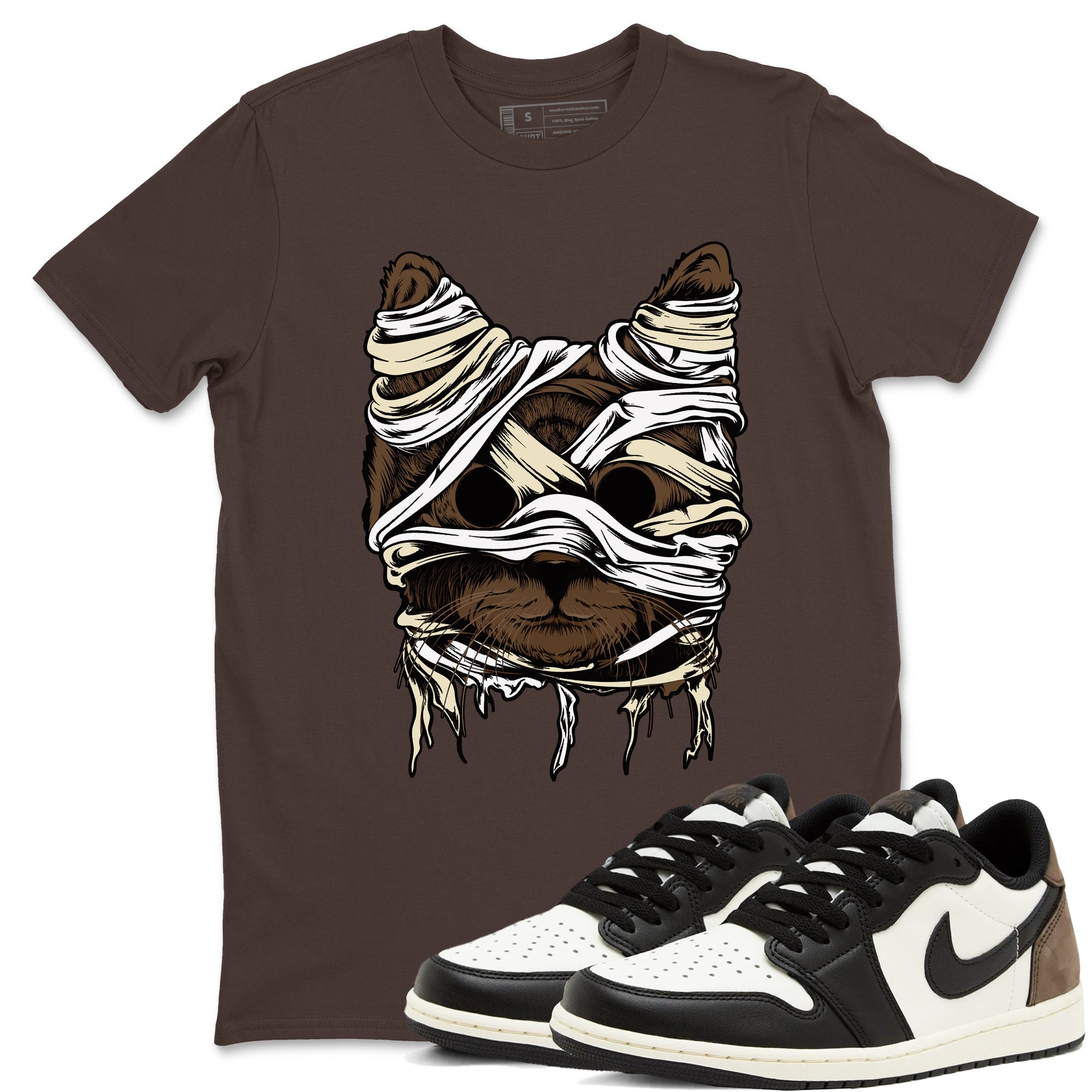 Cat Mummy snkmatch Tees - Air Jordan 1 Mocha