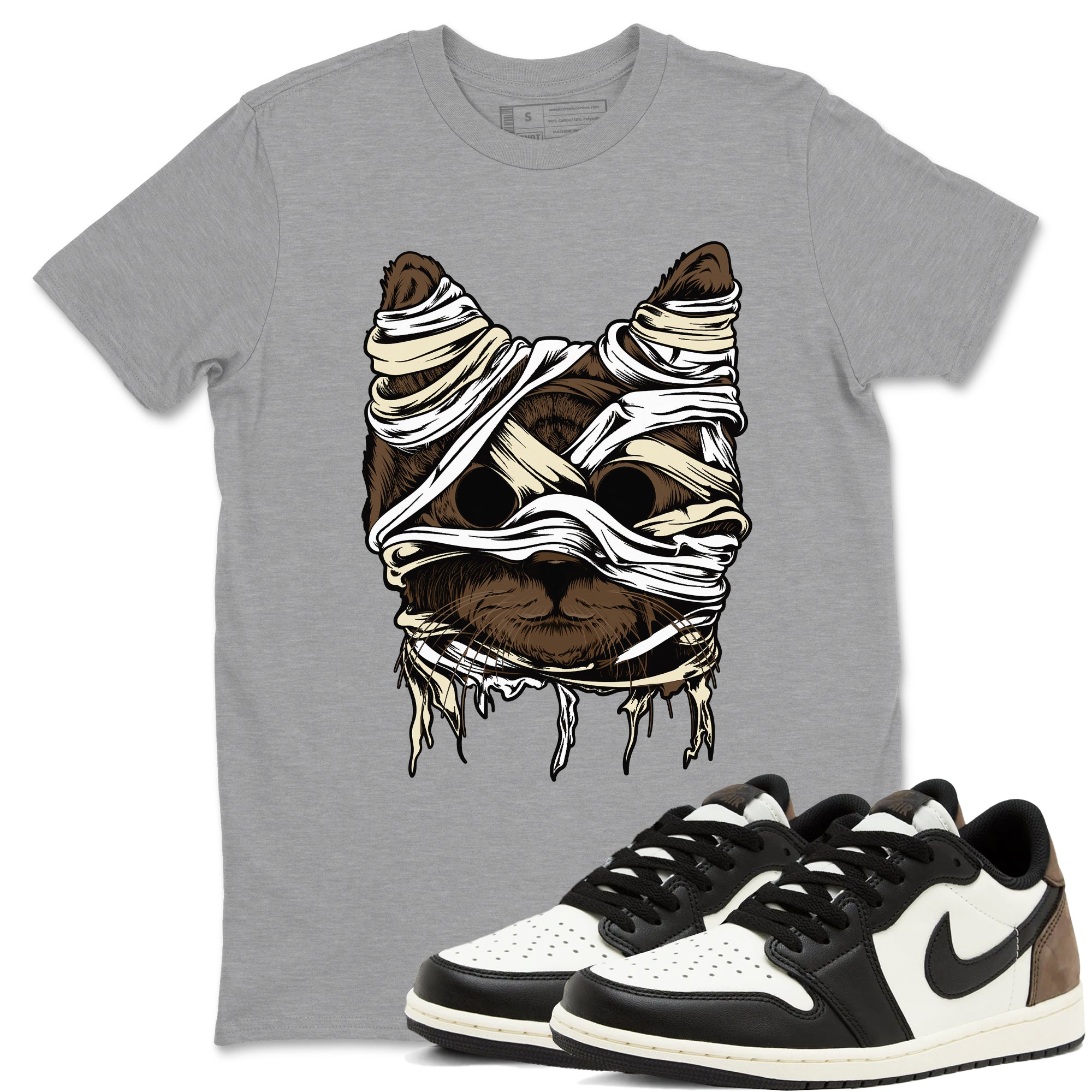 Cat Mummy snkmatch Tees - Air Jordan 1 Mocha