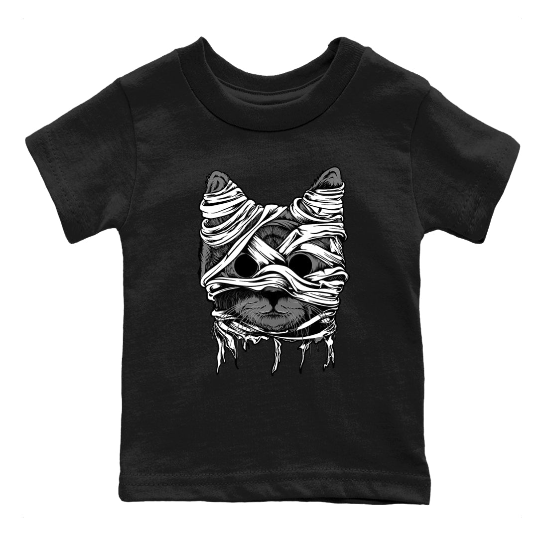 Cat Mummy snkmatch Tees Kids - Air Jordan 4 Fear