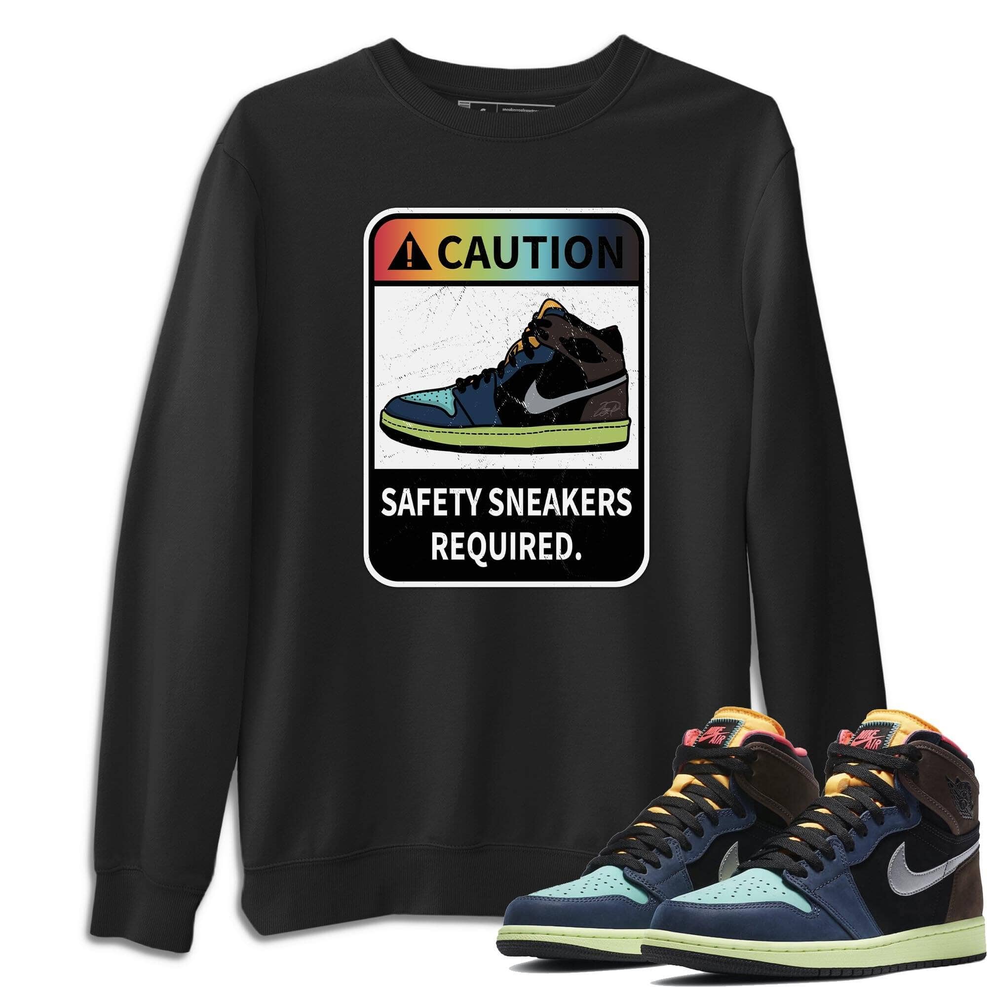 Caution Unisex Tops - Air Jordan 1 Bio Hack