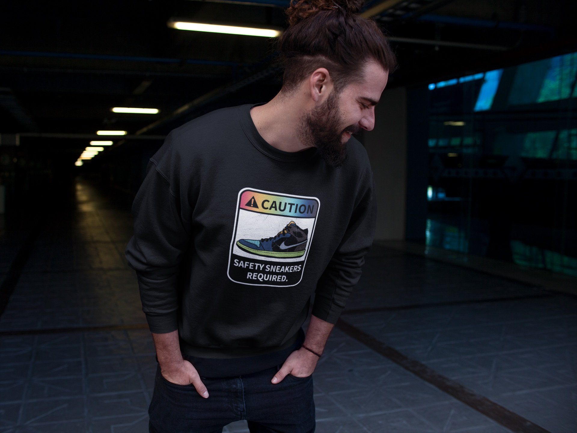 Caution Unisex Tops - Air Jordan 1 Bio Hack