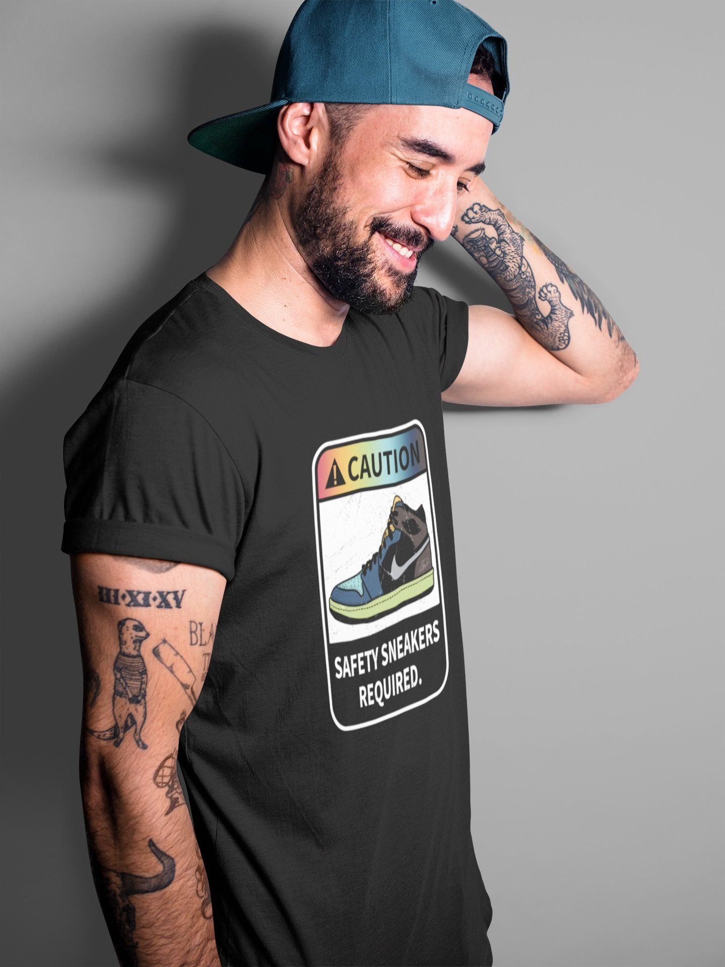 Caution Unisex Tops - Air Jordan 1 Bio Hack