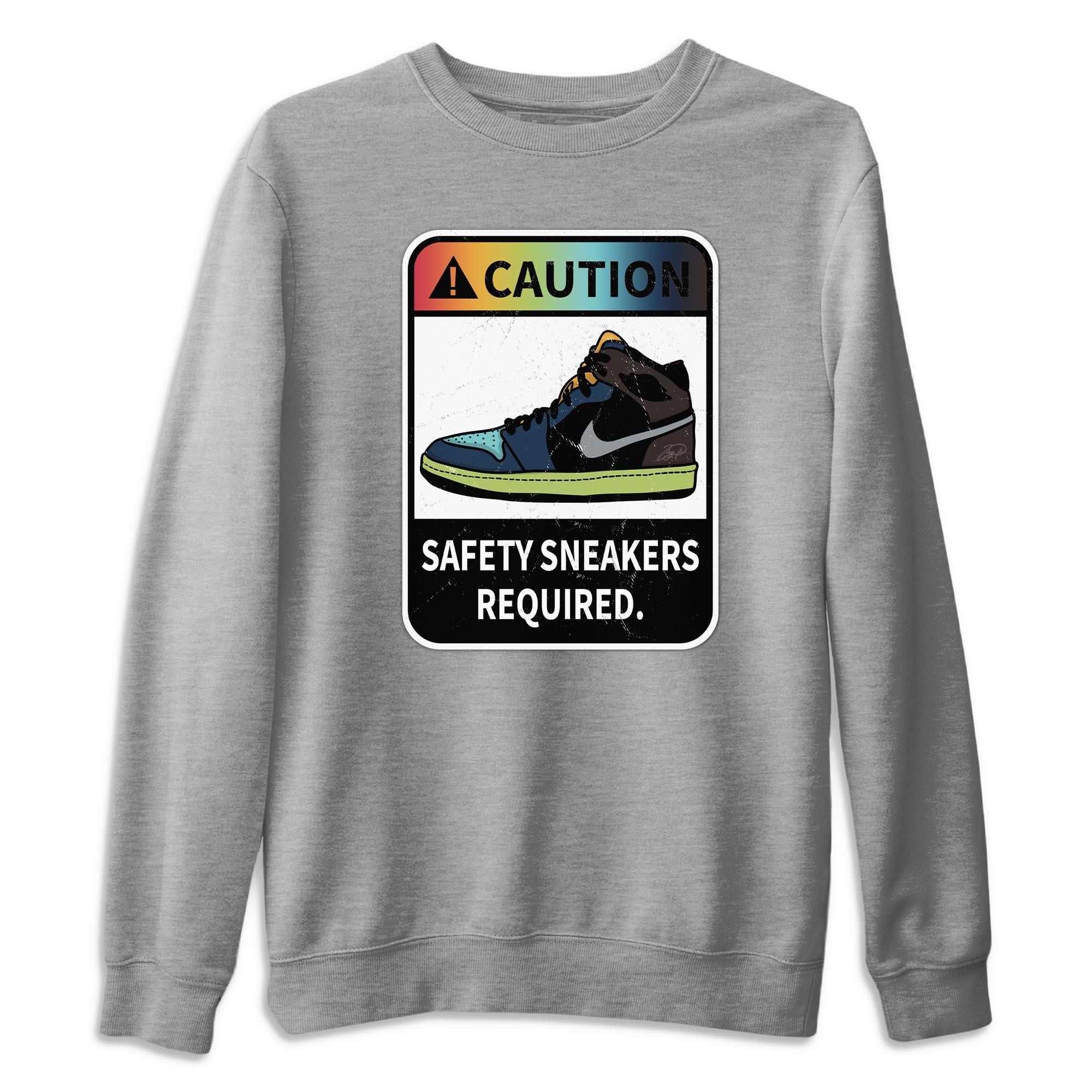 Caution Unisex Tops - Air Jordan 1 Bio Hack