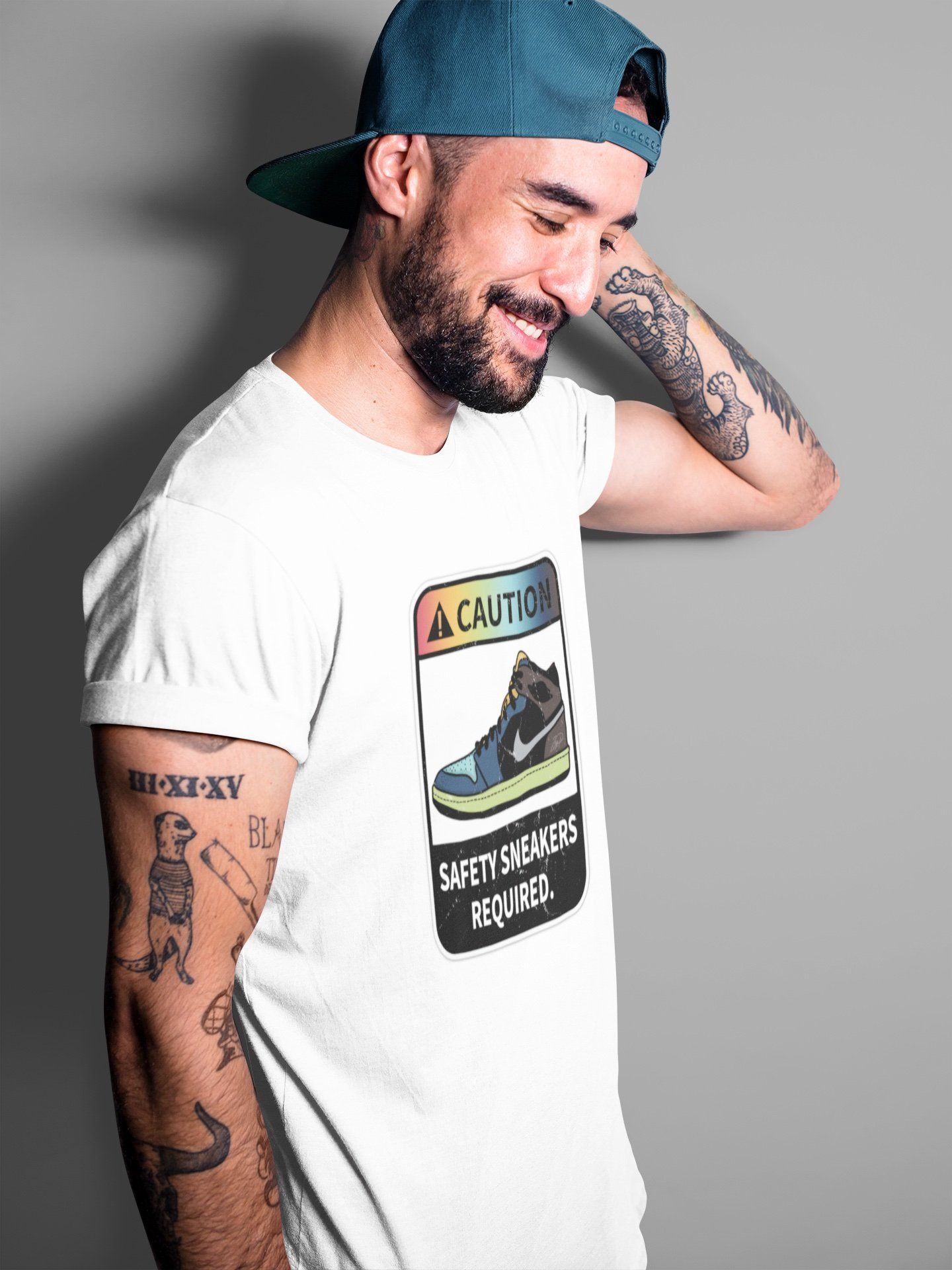 Caution Unisex Tops - Air Jordan 1 Bio Hack