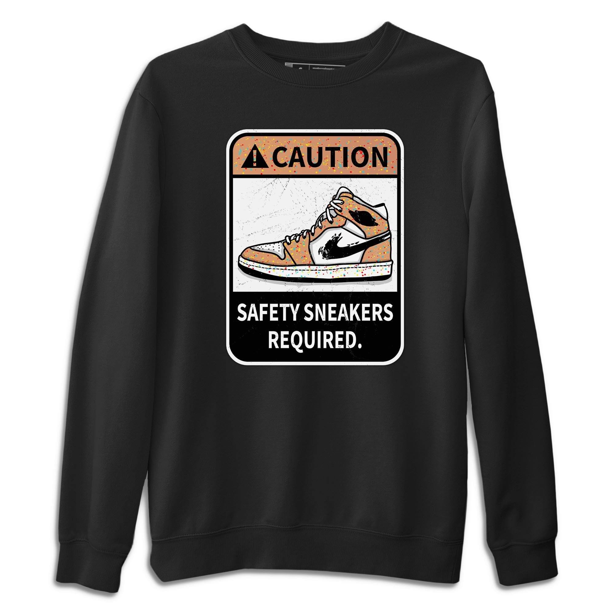 Caution Unisex Tops - Air Jordan 1 Brushstroke