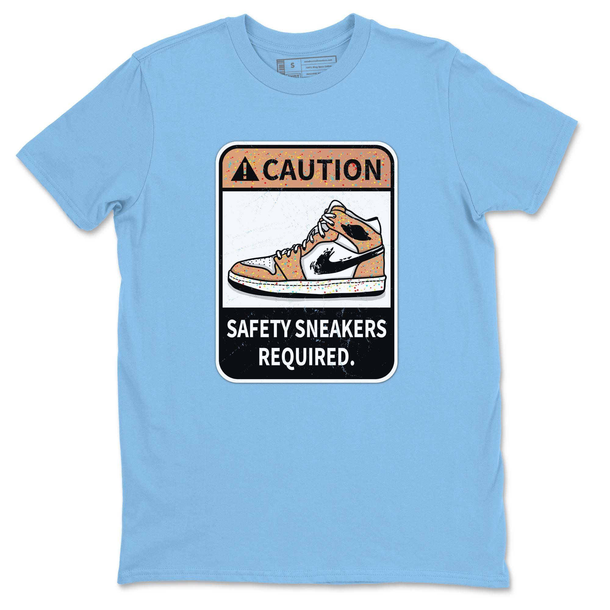 Caution Unisex Tops - Air Jordan 1 Brushstroke