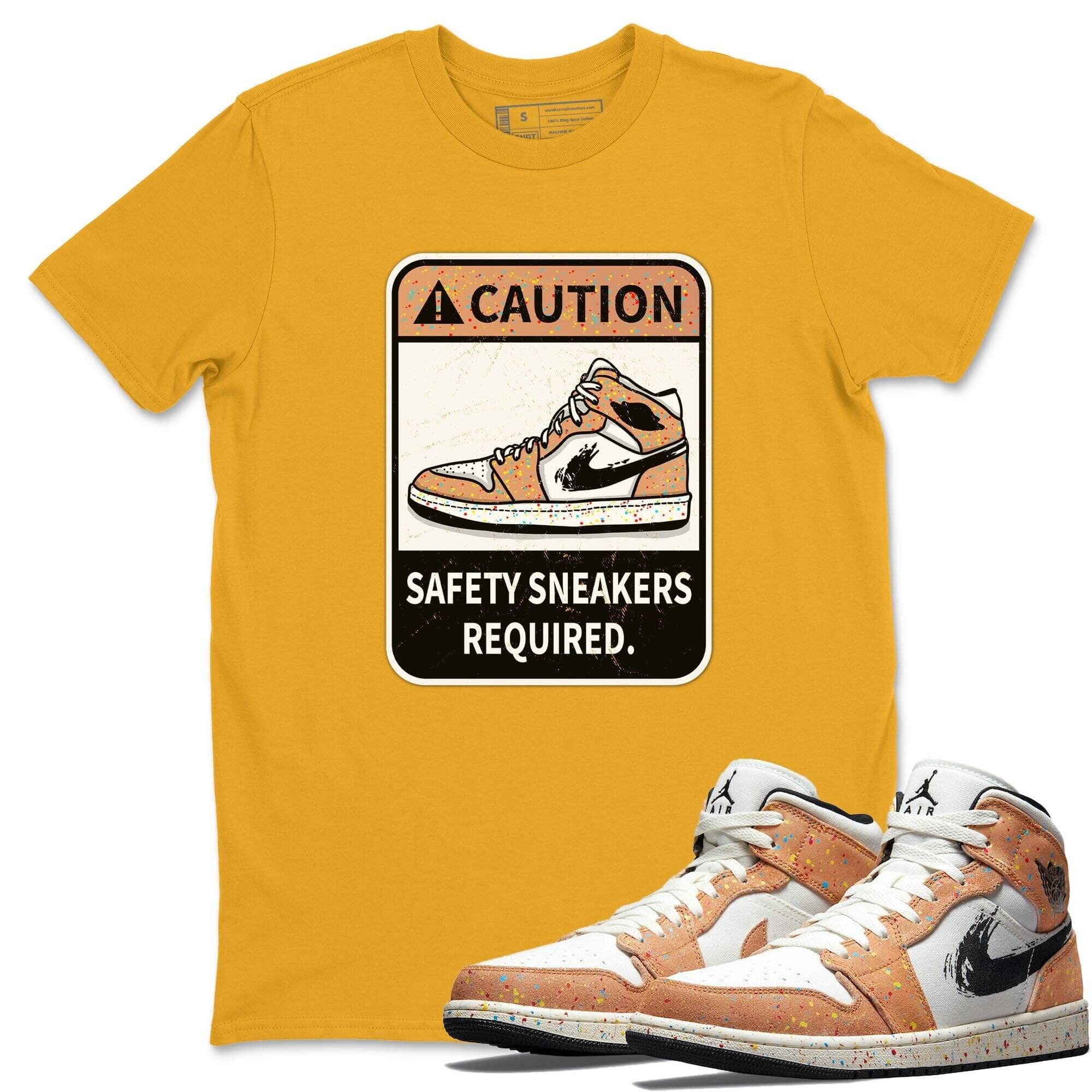 Caution Unisex Tops - Air Jordan 1 Brushstroke