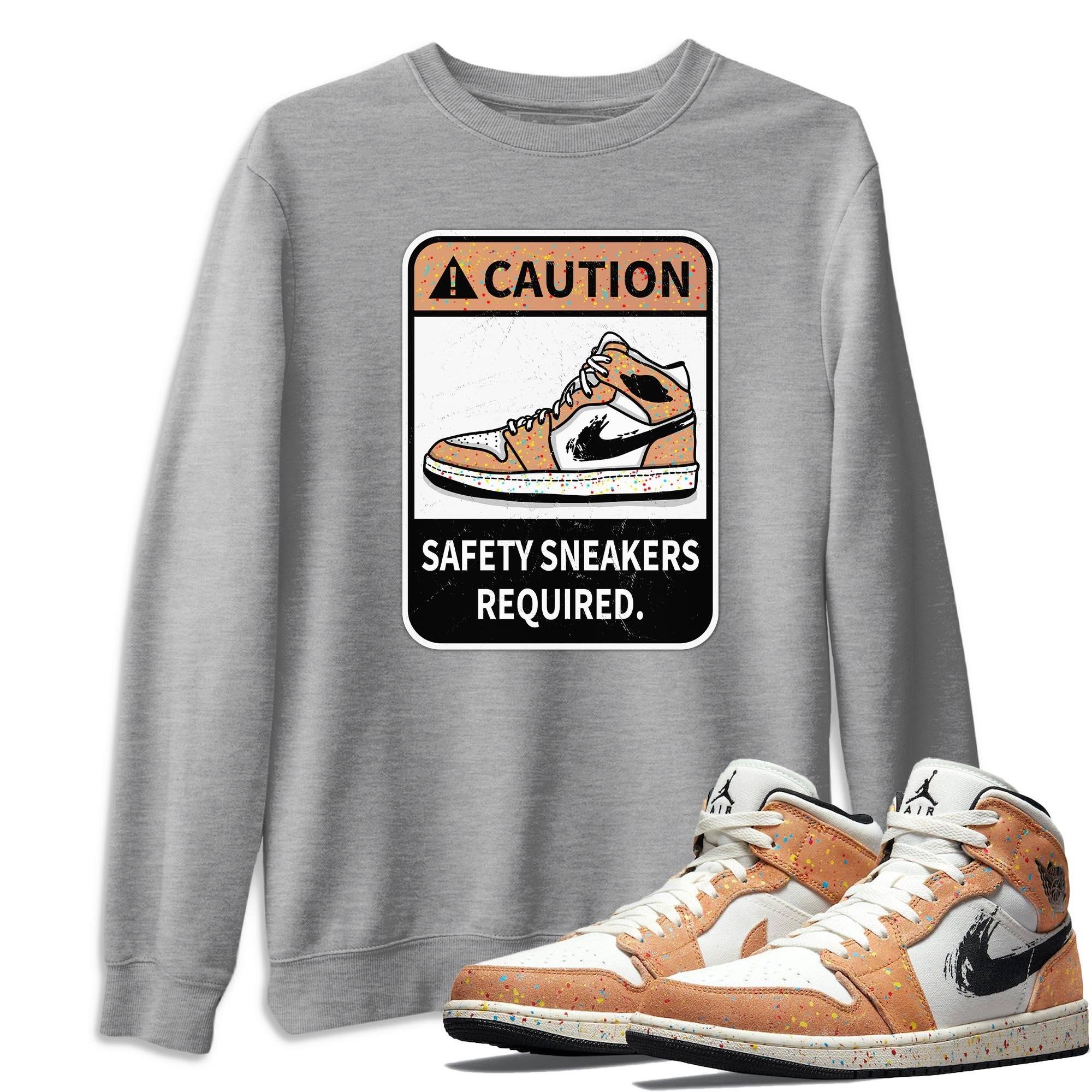 Caution Unisex Tops - Air Jordan 1 Brushstroke