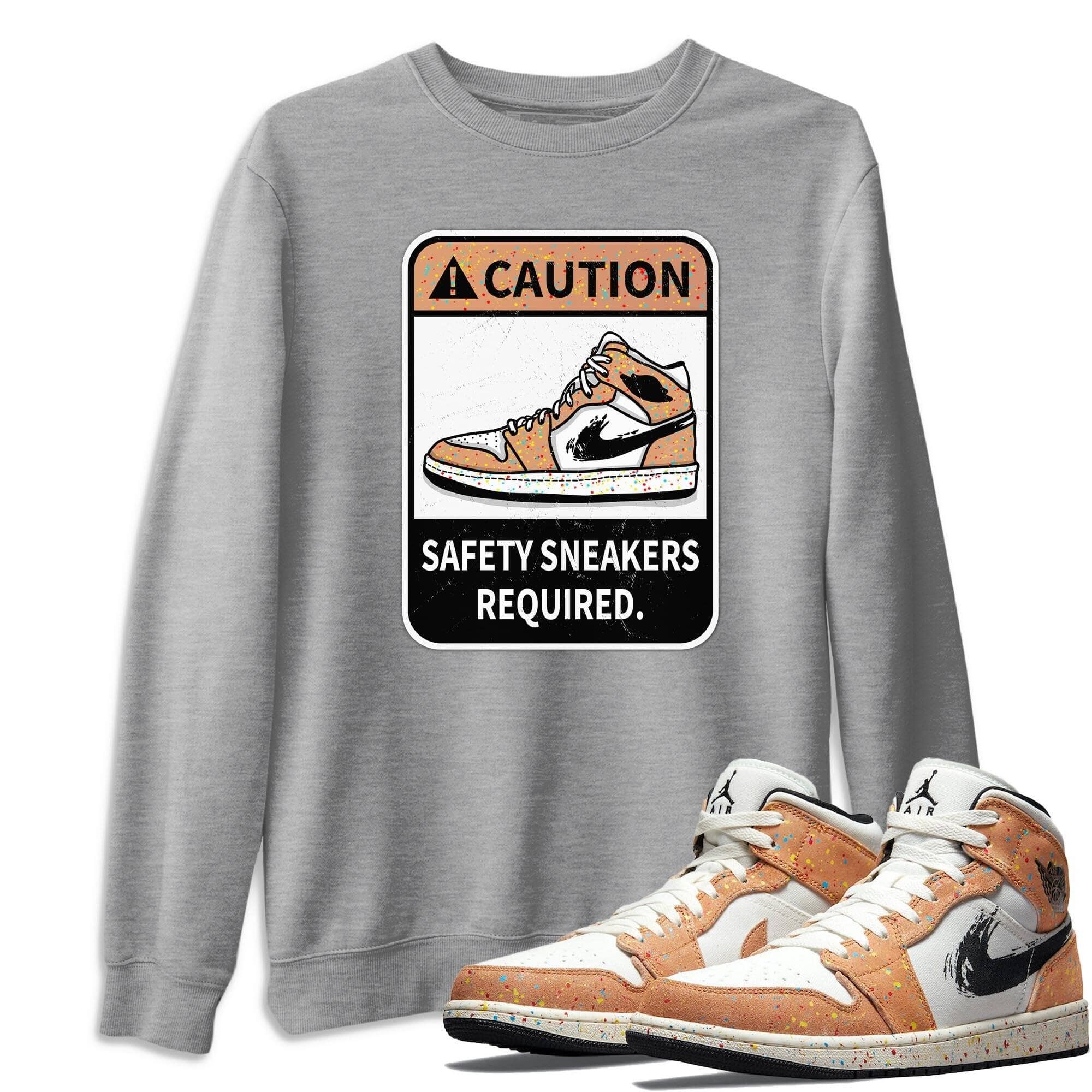 Caution Unisex Tops - Air Jordan 1 Brushstroke